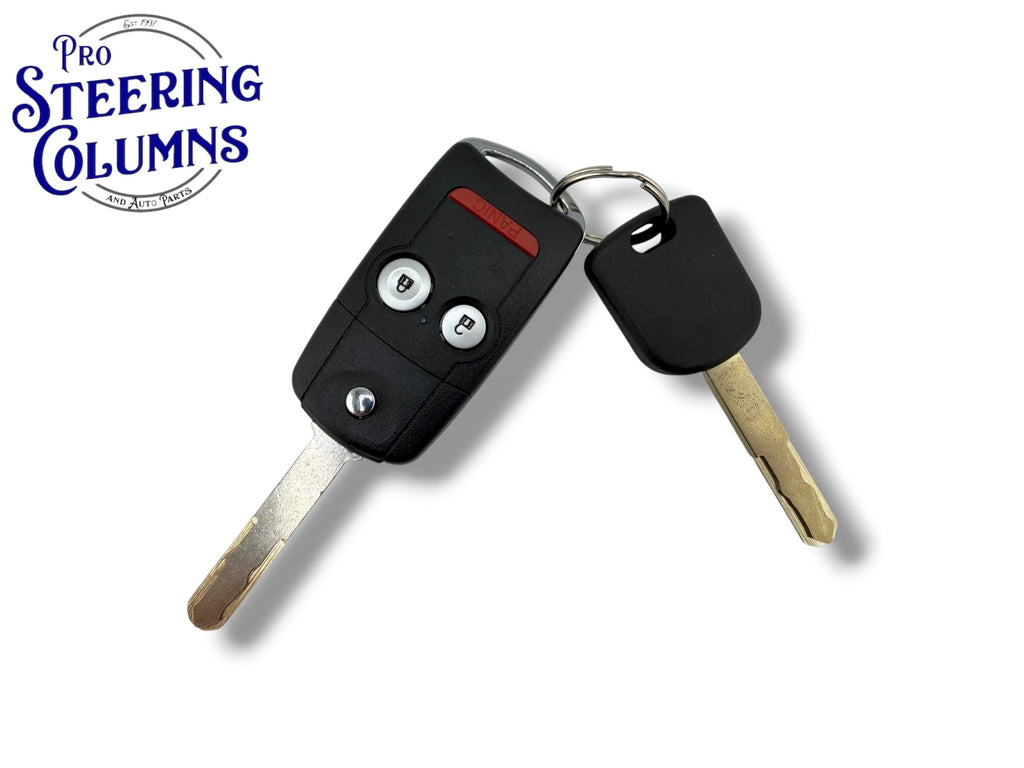 07-13 Acura MDX Ignition Lock Cylinder Switch With Remote Key- 3 Button