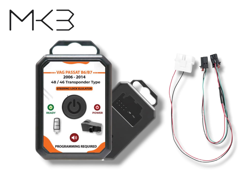 MK3 - 06-14 Volkswagen Passat Steering Lock Emulator Simulator / Adapter Included (Programming Required)