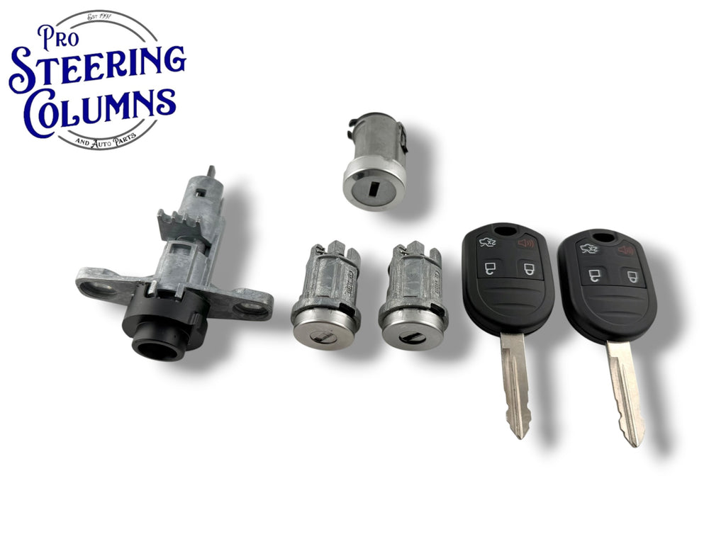 13-19 Ford Police Utility Vehicle Ignition Door & Trunk Lock Set (Keyed Alike)