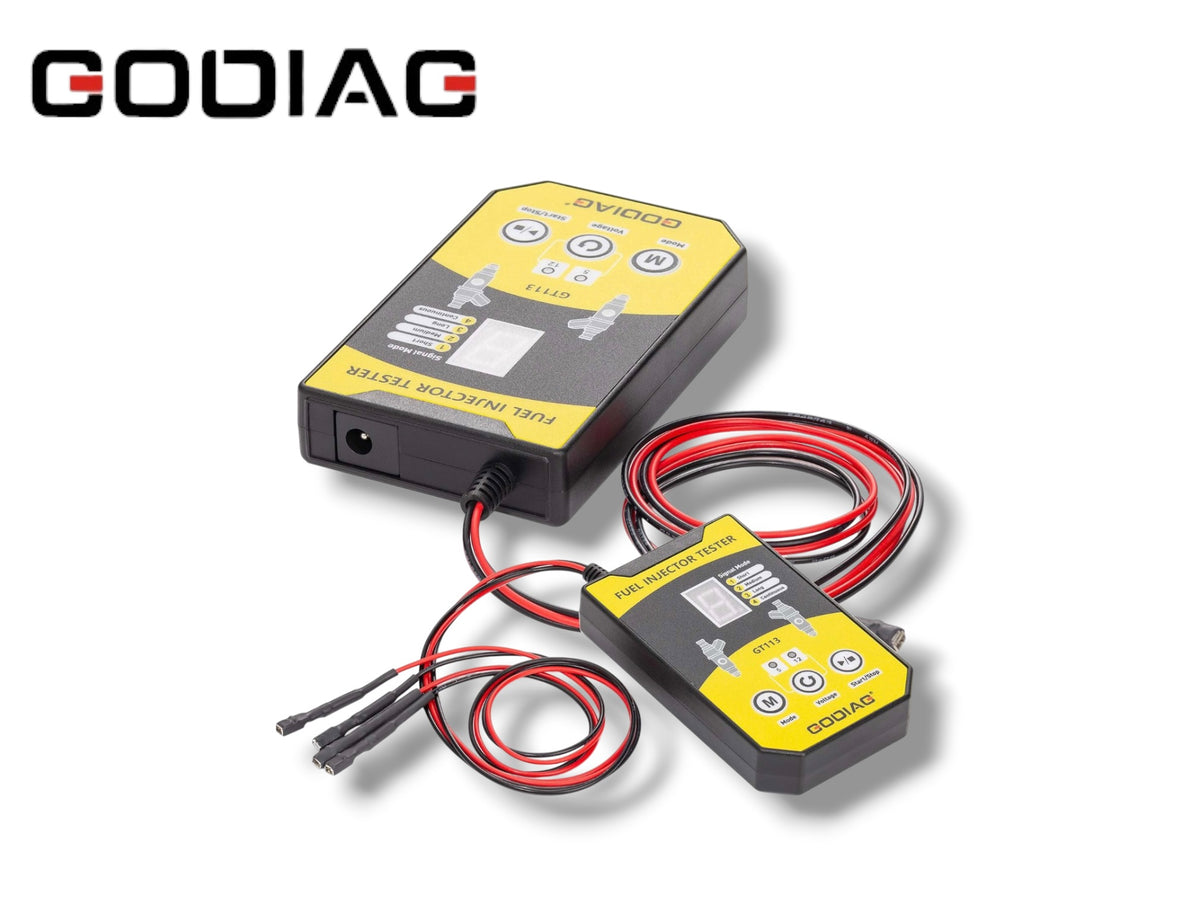 Godiag - GT113 Universal Fuel Injector Tester Cleaner Kit 6 Adapters