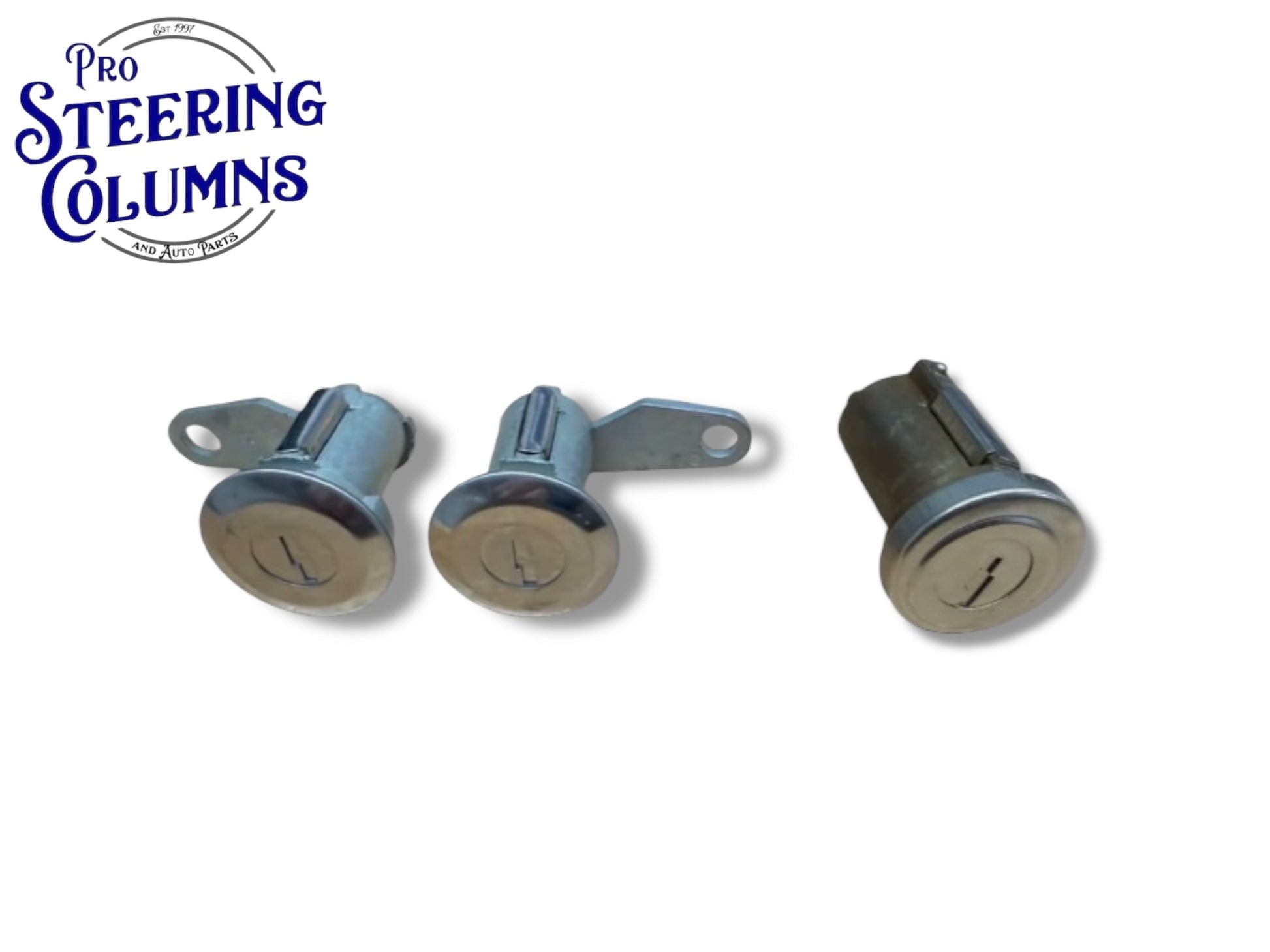 80-91 Ford Bronco Door Glove Box & Manual Tailgate Lock Cylinder Set New (Keyed Alike)