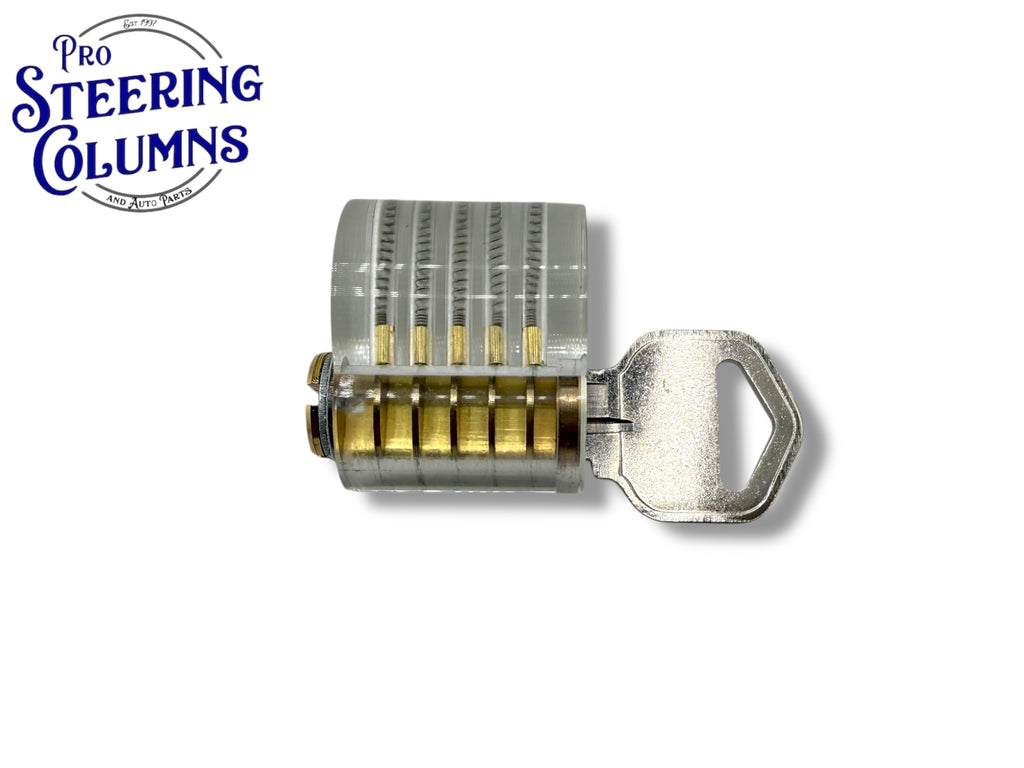 Transparent Kwikset KW1 Practice Lock (5-Pin)