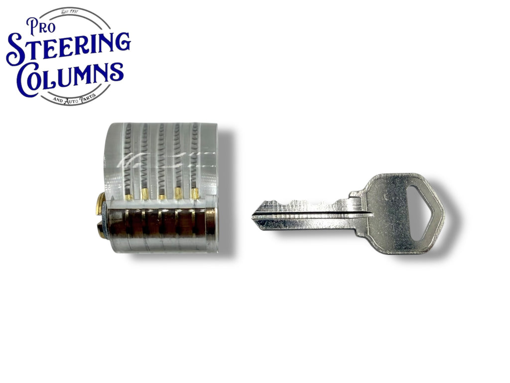 Transparent Kwikset KW1 Practice Lock (5-Pin)