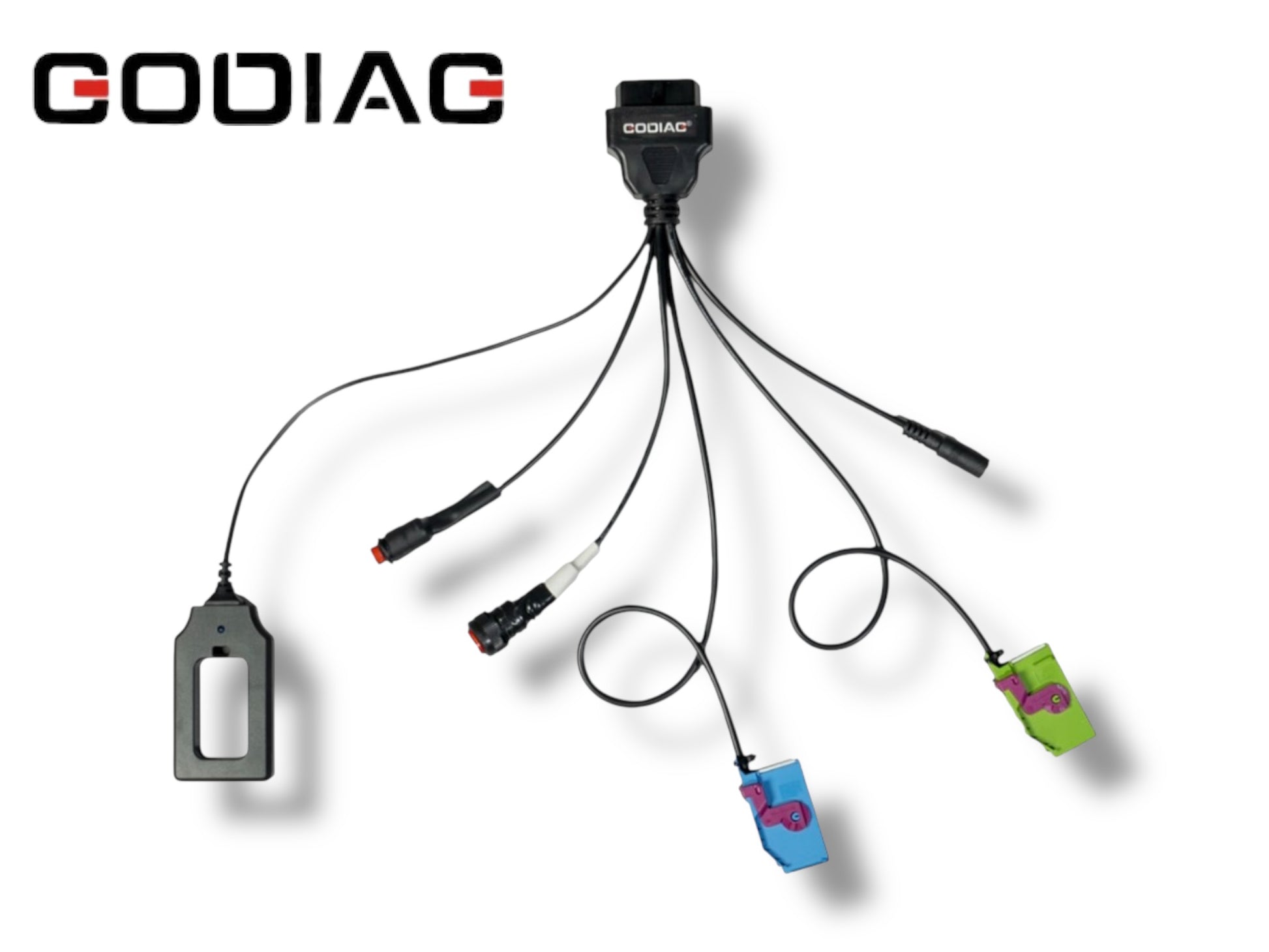 Godiag - GT114 Audi K-Line IMMO for Audi 2nd & 3rd Generation Dashboard Key Matching Test Platform Cable