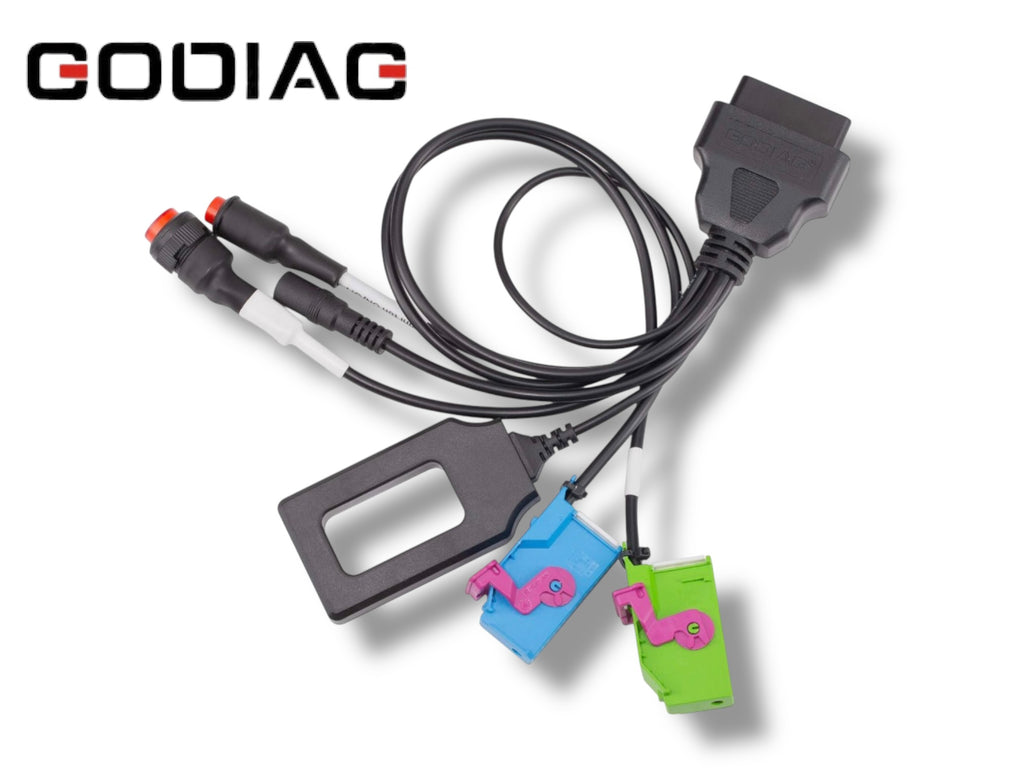 Godiag - GT114 Audi K-Line IMMO for Audi 2nd & 3rd Generation Dashboard Key Matching Test Platform Cable