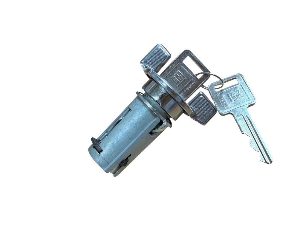1969 & Up GM Ignition Lock Cylinder 2 GM Logo Keys PN: 7048174 (Clip In)