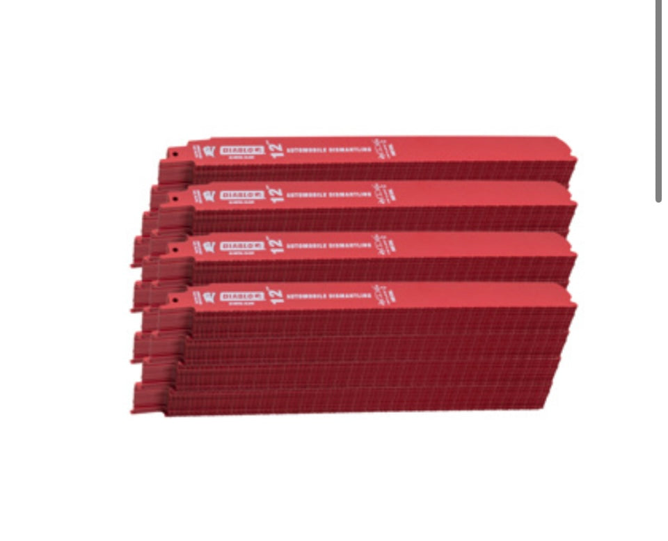 200 PK 12 inch 14/18 TPI Diablo Steel Demon Bi-Metal Saw Blade for Medium Metal