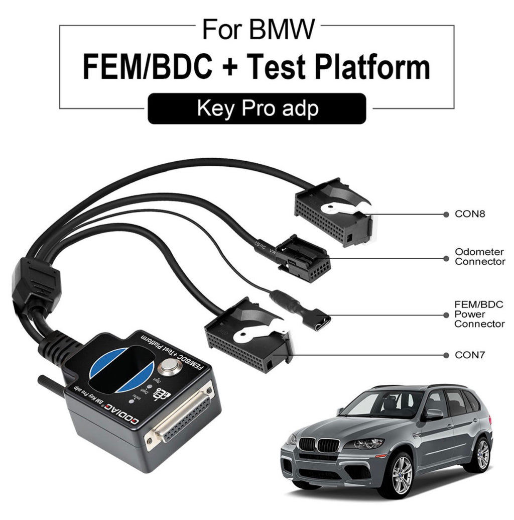 Godiag - GT100+ GT100 Pro Breakout Box Plus BMW CAS1 / CAS2 / CAS3 / CAS4 / FEM/ BDC Test Platform CAS Data Read Write Program All Key Lost