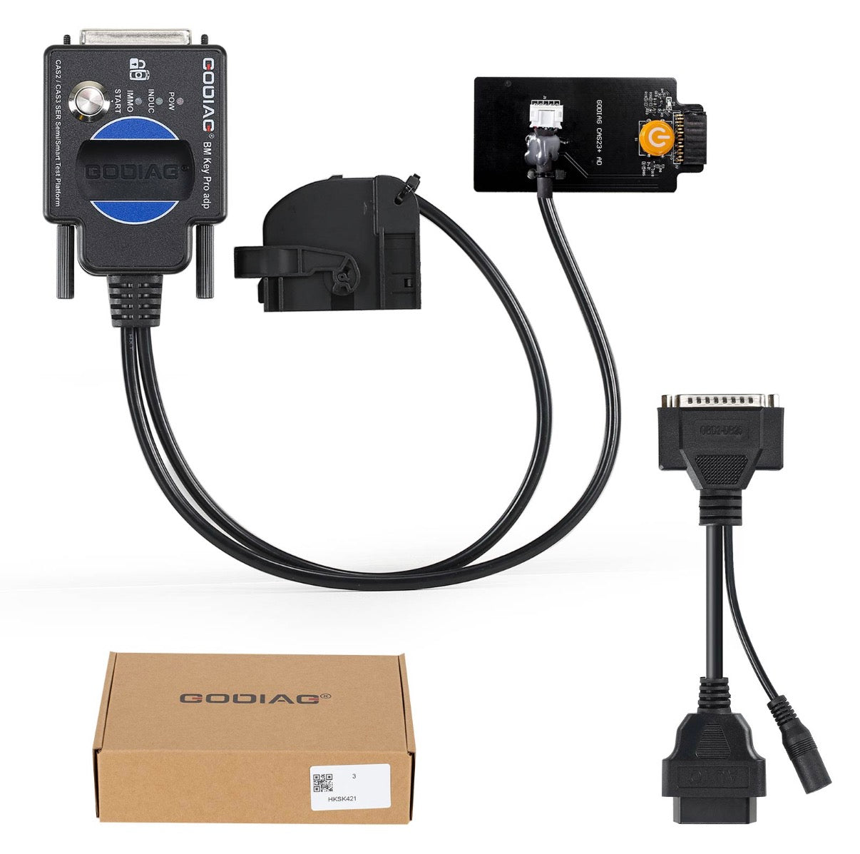 Godiag - GT100+ GT100 Pro Breakout Box Plus BMW CAS1 / CAS2 / CAS3 / CAS4 / FEM/ BDC Test Platform CAS Data Read Write Program All Key Lost