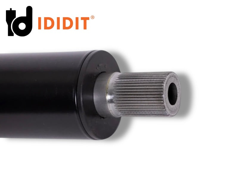Ididit - 76-86 Jeep CJ5 CJ7 Retrofit Floor Shift Steering Column Black - 1520800051