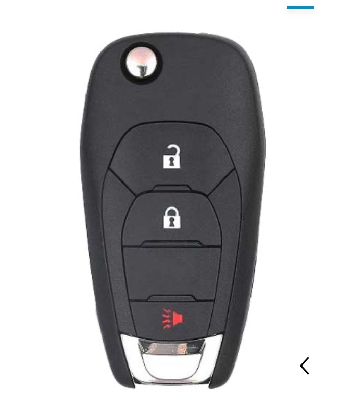 19-22 Spark Sonic Trax Remote Flip Key New PN: 13522783 / LXP-T003