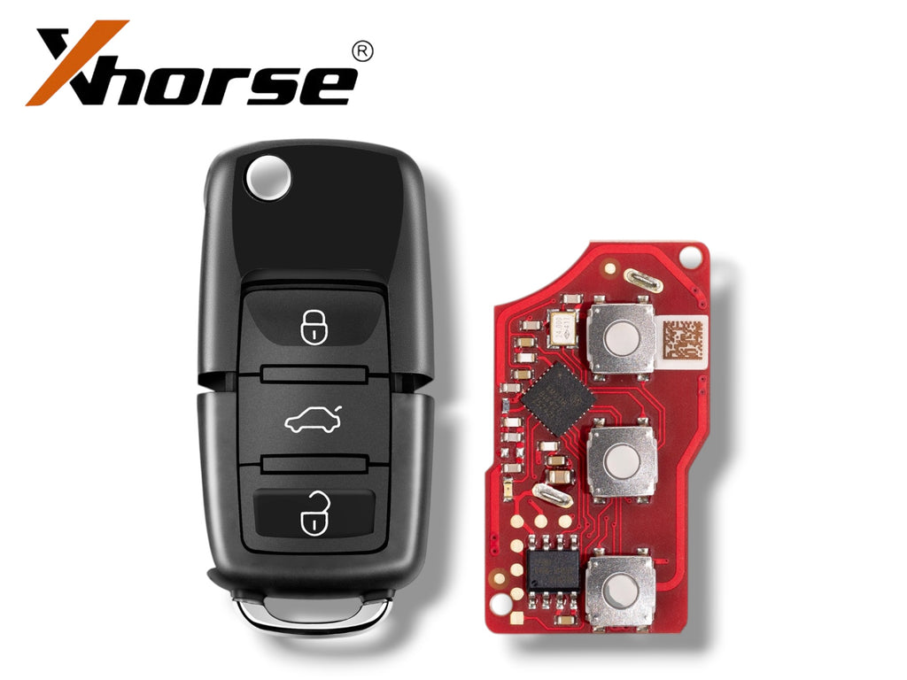 Xhorse - XKB520EN - VW Style 3-Button Universal Remote 2nd Generation (Red Board)