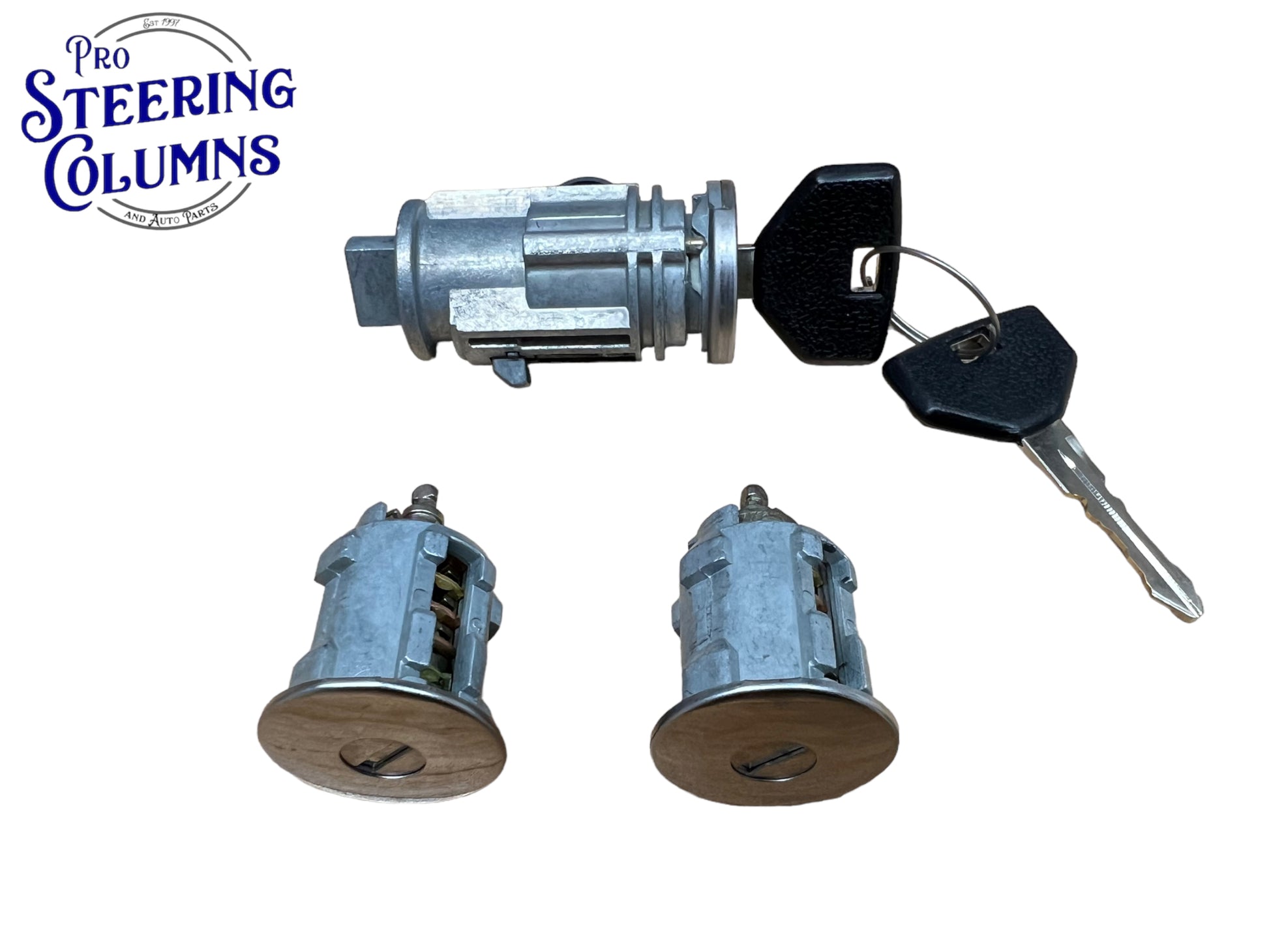 02-06 Jeep Wrangler TJ Ignition & 2 Door Lock Cylinder Set 2 Keys New