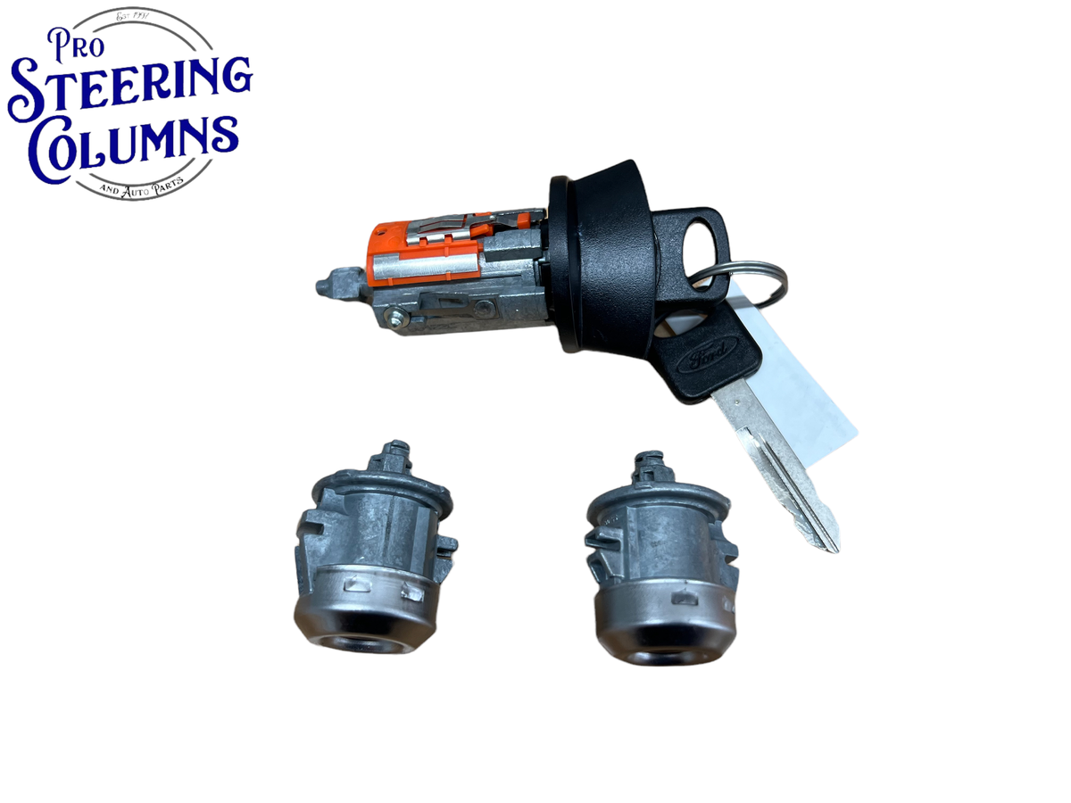 Genuine Ford Ignition Lock Cylinder & Door Lock Set For 1998-2007 F-250/F-350 - ILS200 Kit With 60-Day Warranty