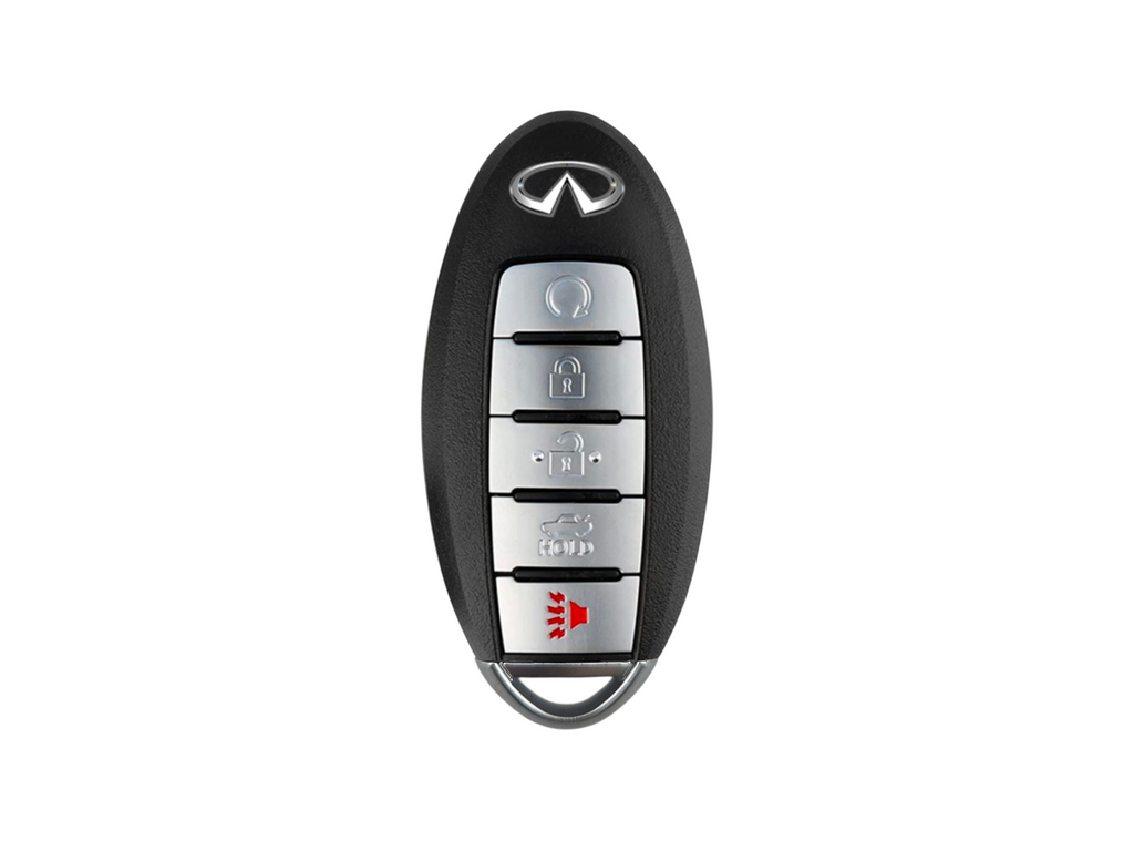 16-19 Infiniti Q50 Q60 Smart Key 5-Button PN: 285E3-4HK0A / KR5S180144014 (OEM Refurbished)
