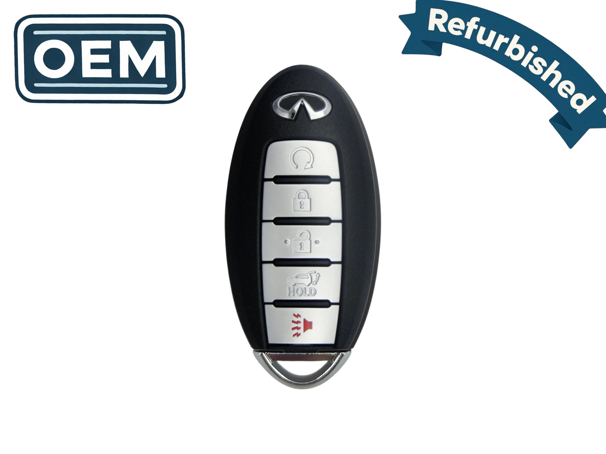13-16 Infiniti JX35 QX60 Smart Key 5-Button PN: 285E3-9NB5A / KR5S180144014 (OEM Refurbished)
