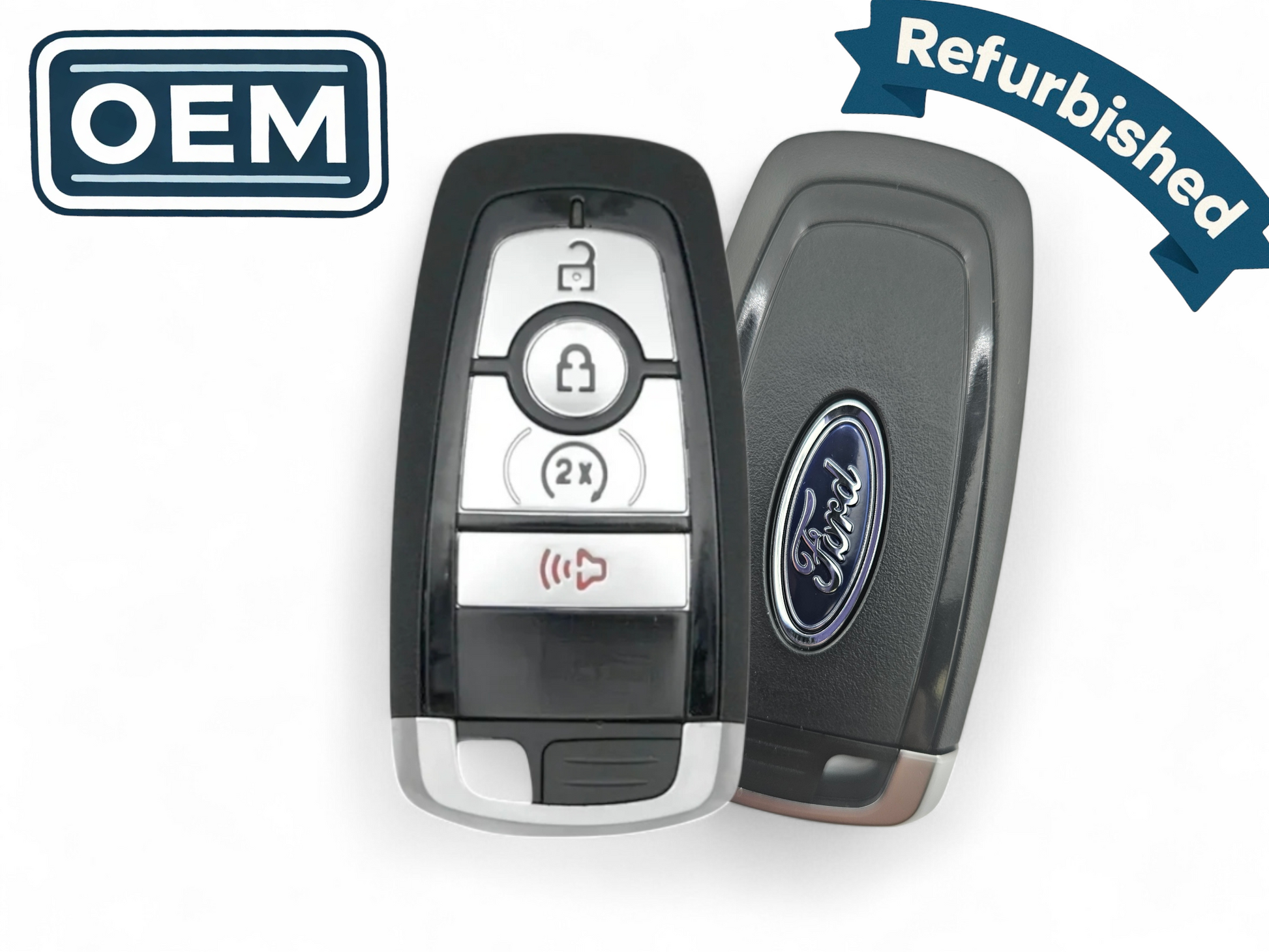 23-25 Ford F-250 F-650 Smart Key 4-Button FCC: M3N-A3C108397 PN: 164-R8333 (OEM Refurbished)