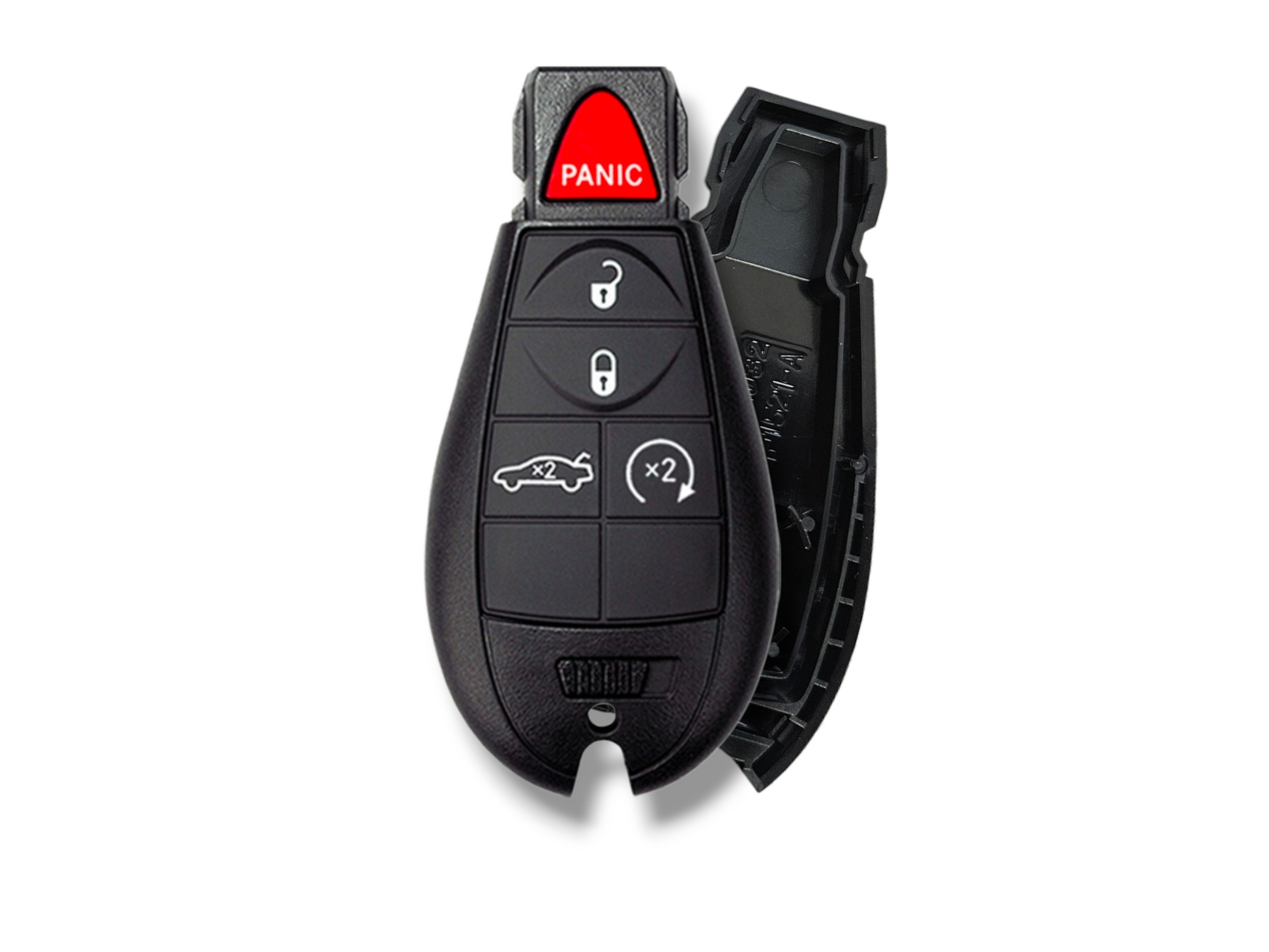 08-19 Chrysler Dodge Jeep VW Fobik Key SHELL 5-Button PN: 68066869 / IYZ-C01C (Aftermarket)