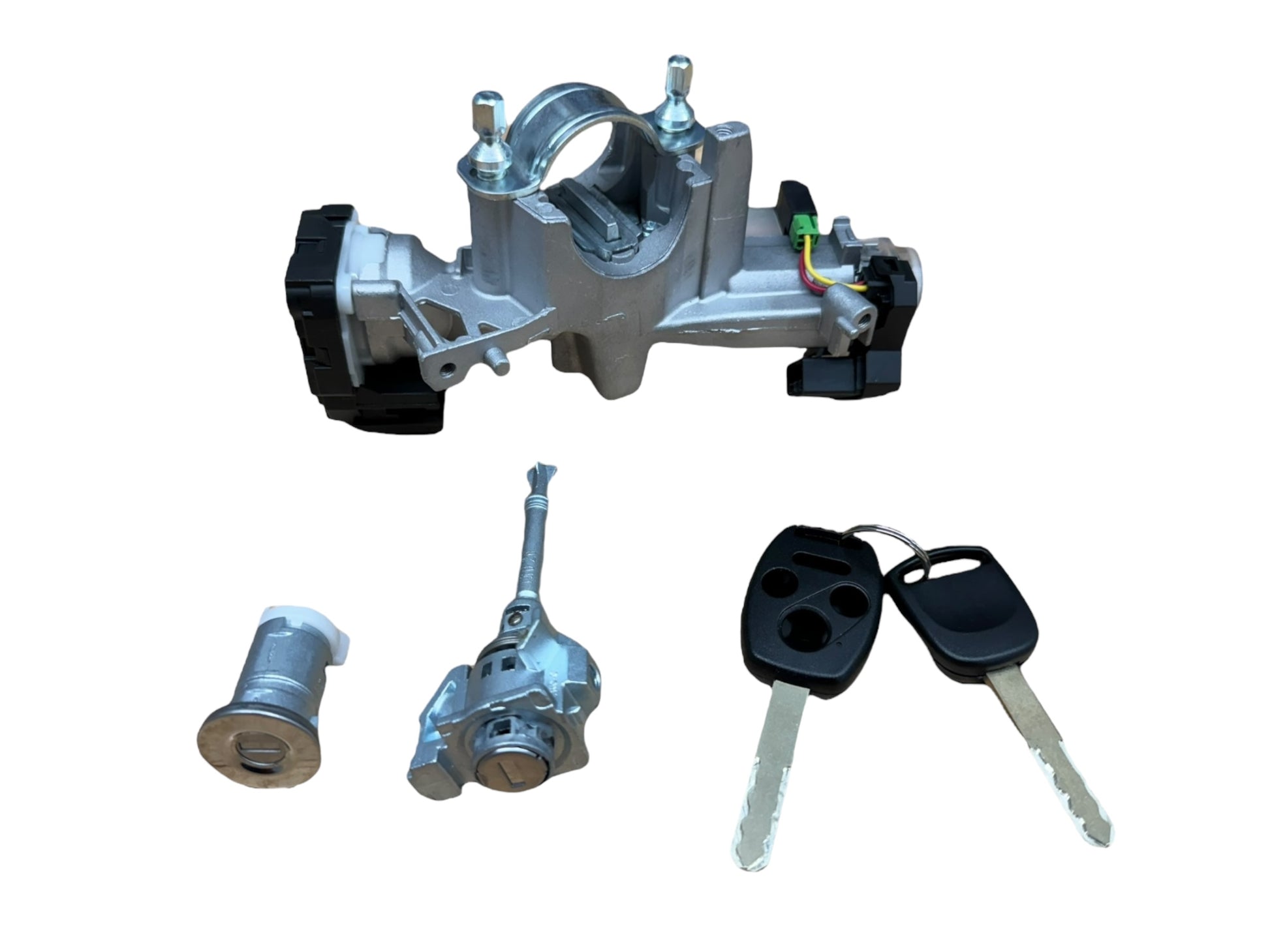 2012-2013 Honda Civic Ignition & Door Lock Cylinder Set With 2 Keys Shells New