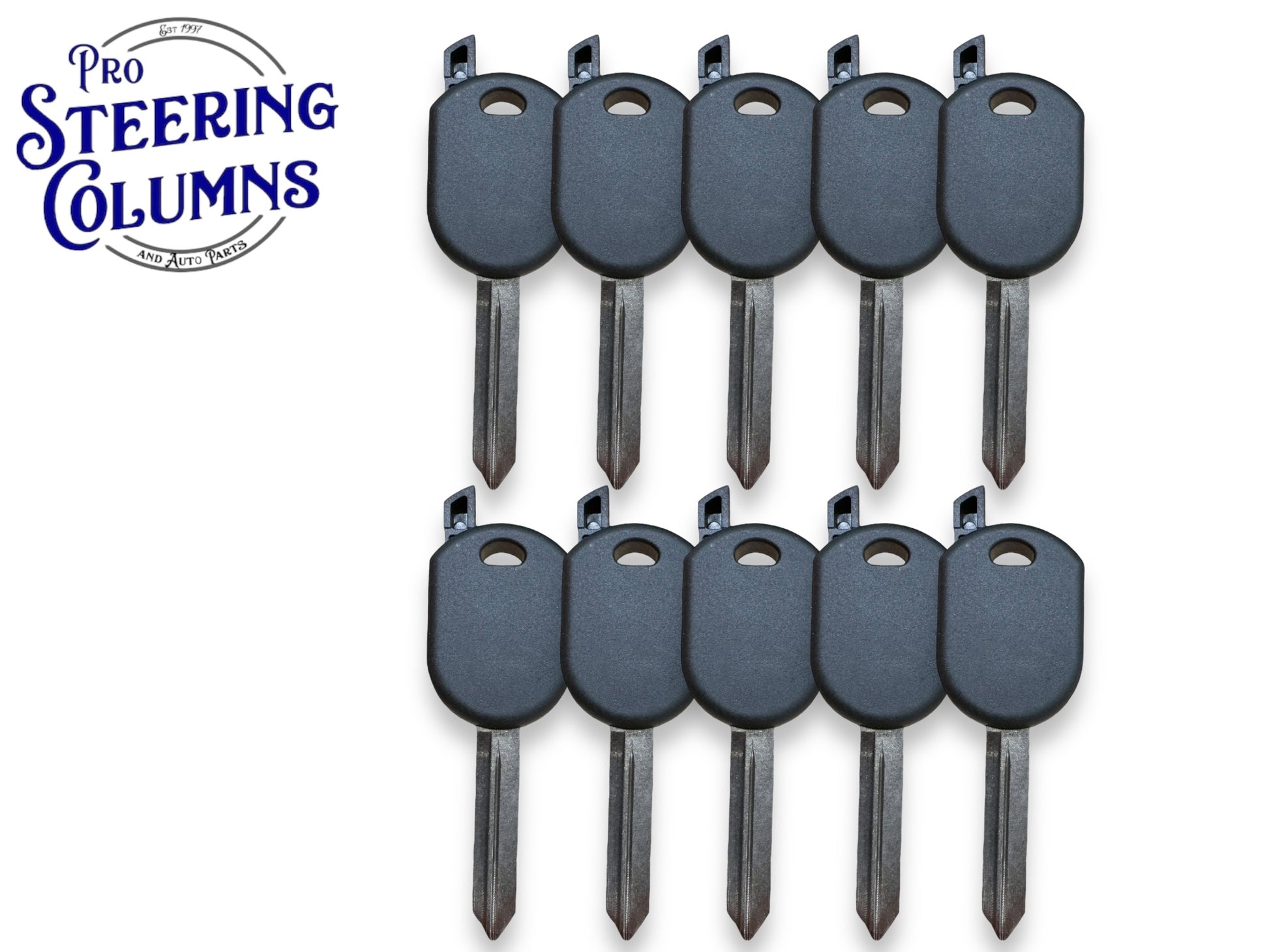 2001 & Up Ford Transponder Key Shell No Chip H92 H84 (10 Pack)