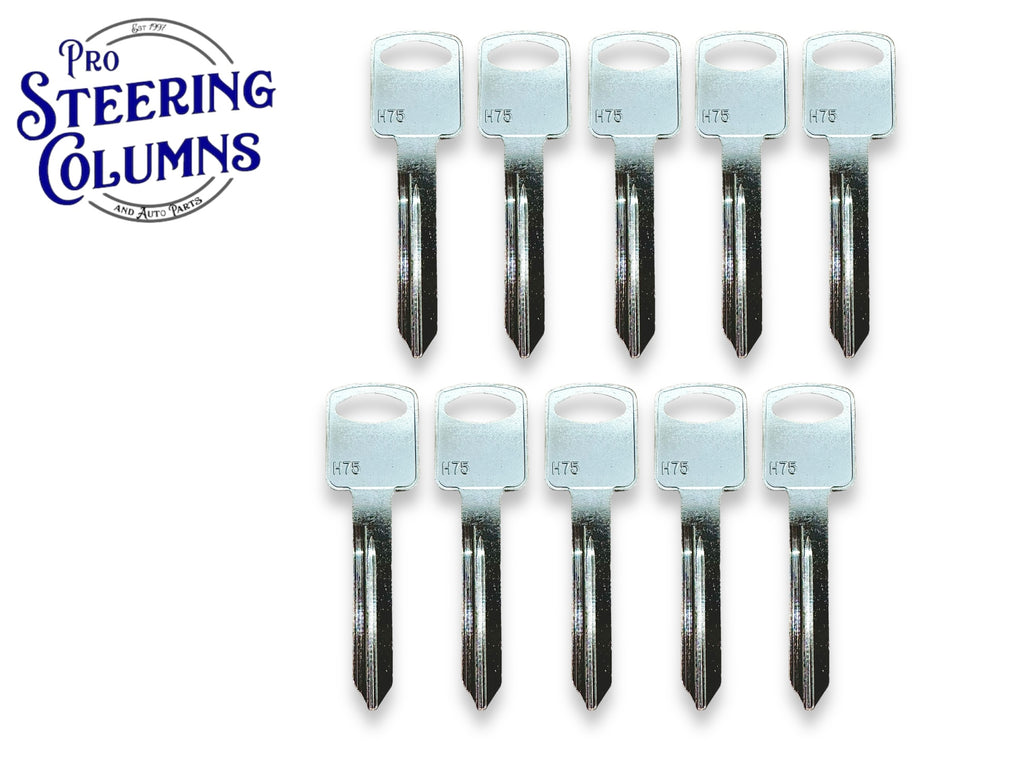 Ford Metal Key Blank H75 FO-15D FO40R (10 Pack)