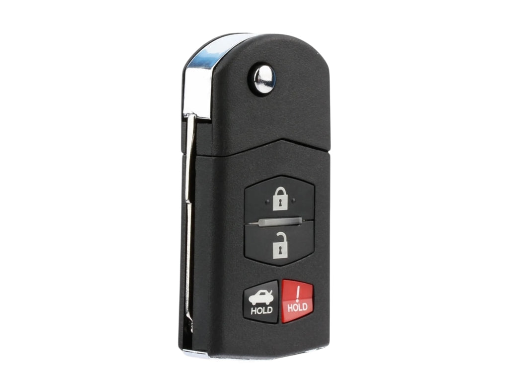 06-15 Mazda Remote Flip Key 4-Button New PN: BBM4-67-5RY,  BGBX1T478SKE125-01