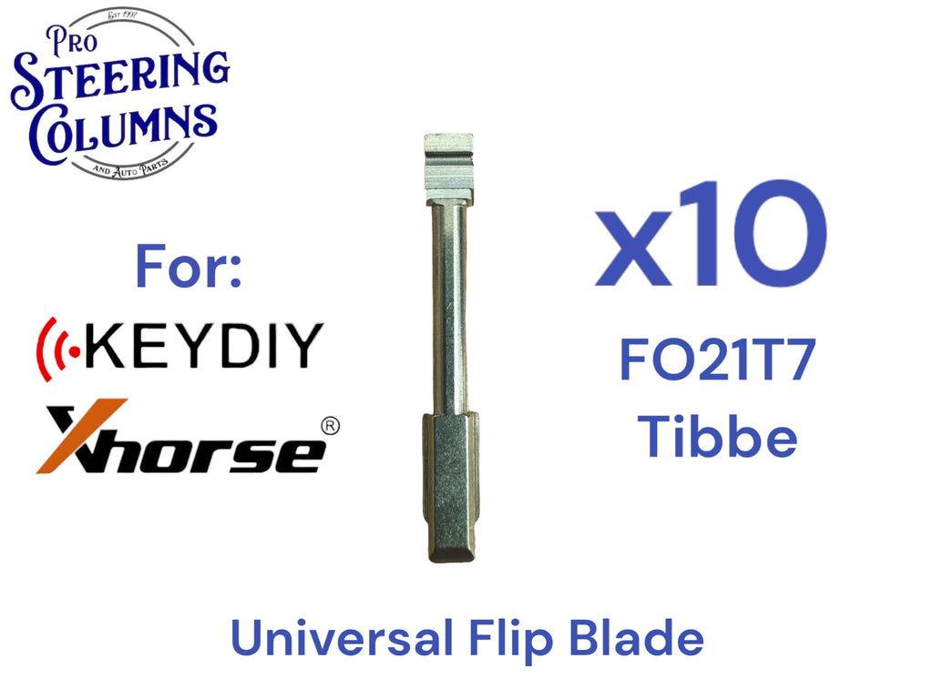 10x Xhorse Keydiy Universal Flip Key Remote Key Blades Ford Jaguar FO21