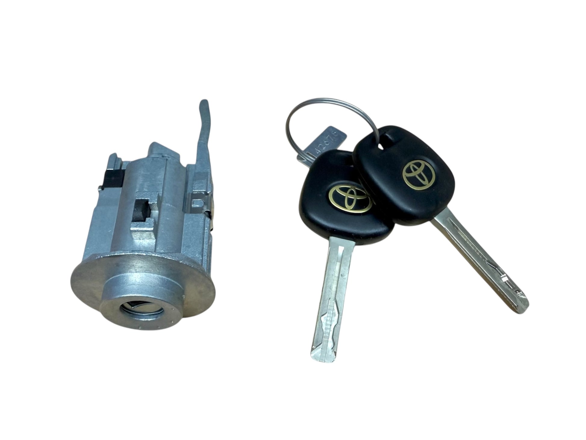 18 & Up Toyota Camry Corolla Rav4 Ignition Lock Cylinder With 2 Chip Keys New 69057-33410