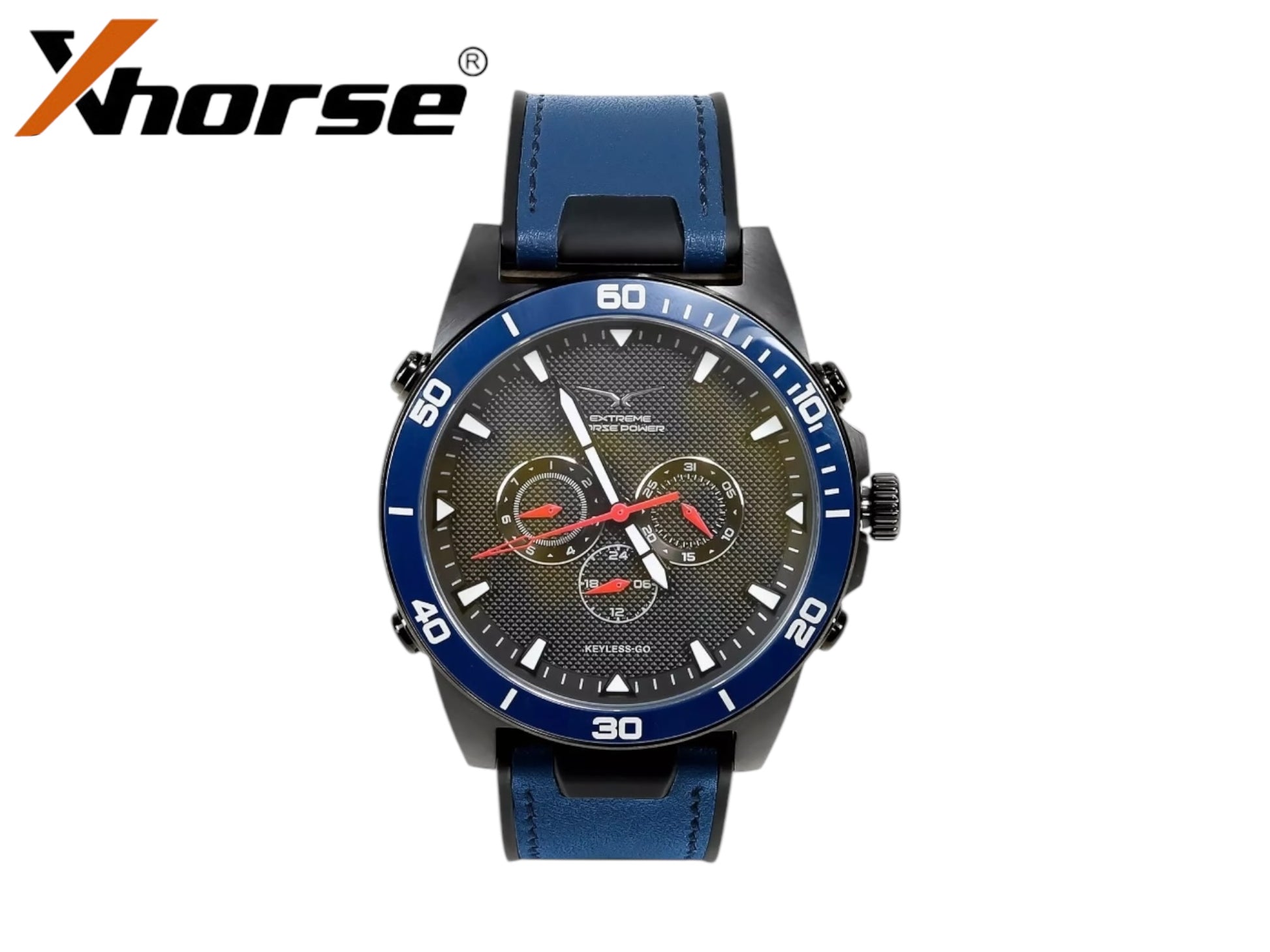 Xhorse SW-007 Navy Blue Universal Smart Key 3-Button Remote Watch