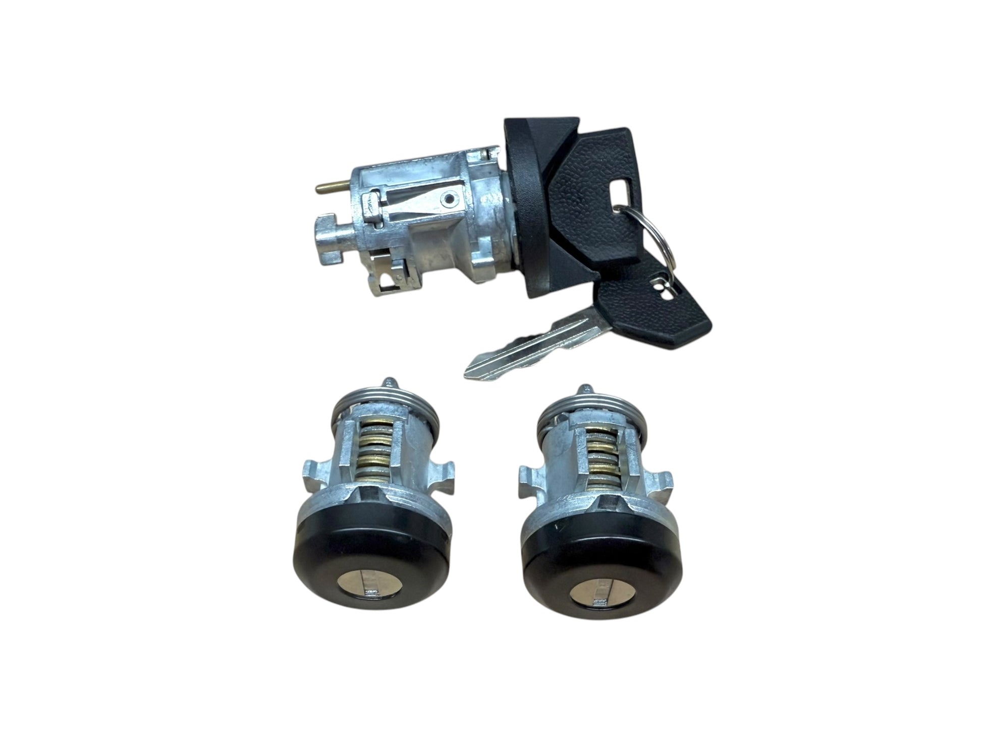 98-01 Dodge Ram 1500 2500 3500 Ignition & Door Lock Cylinder Set Black New Aftermarket