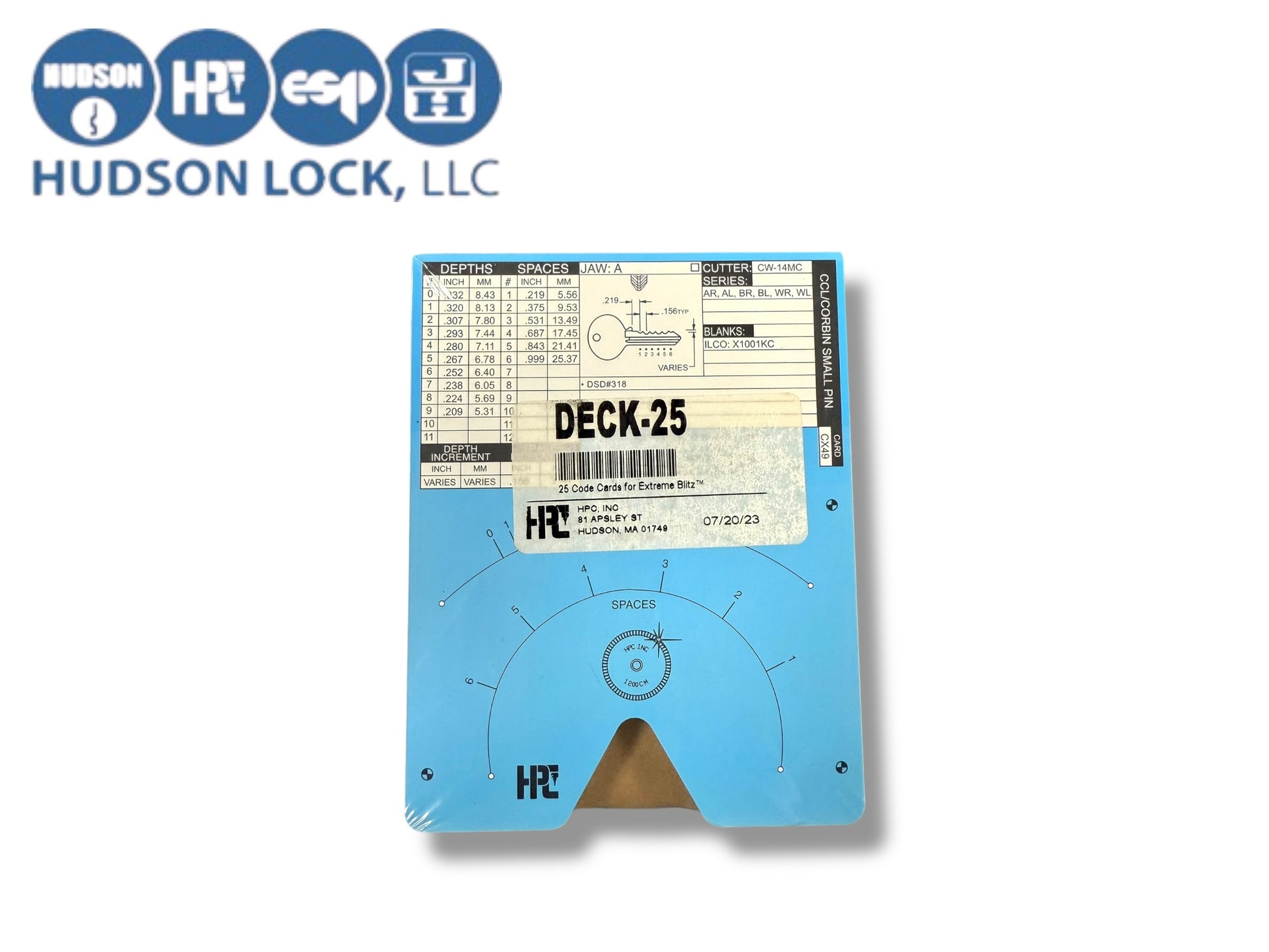 HPC - 25 Code Cards for Extreme Blitz