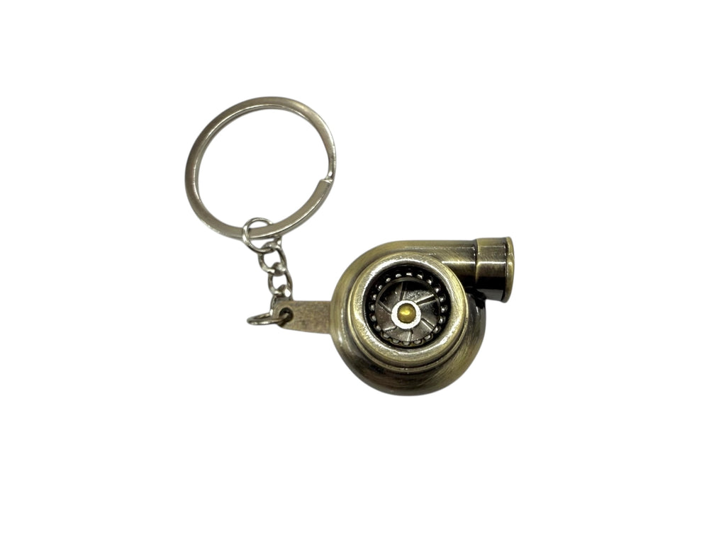 Turbo Key Chain - Brushed Gold