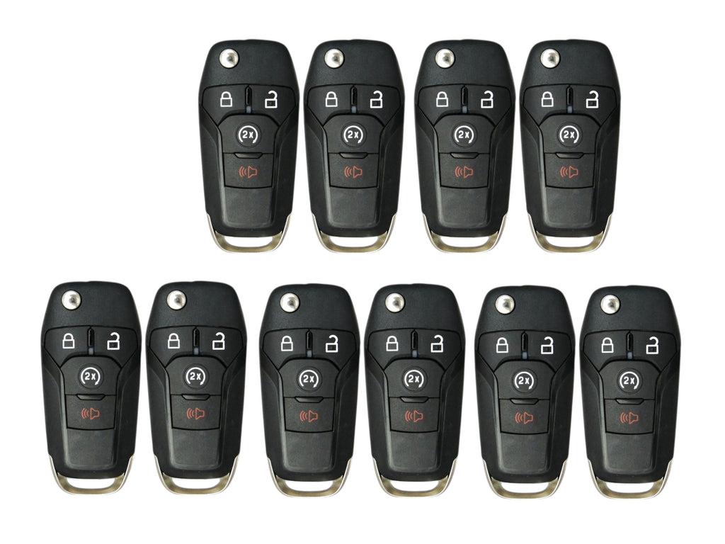 15-24 Ford Flip Key 4-Button N5F-A08TDA / PN: 164-R8134 (Aftermarket) (10 Pack)