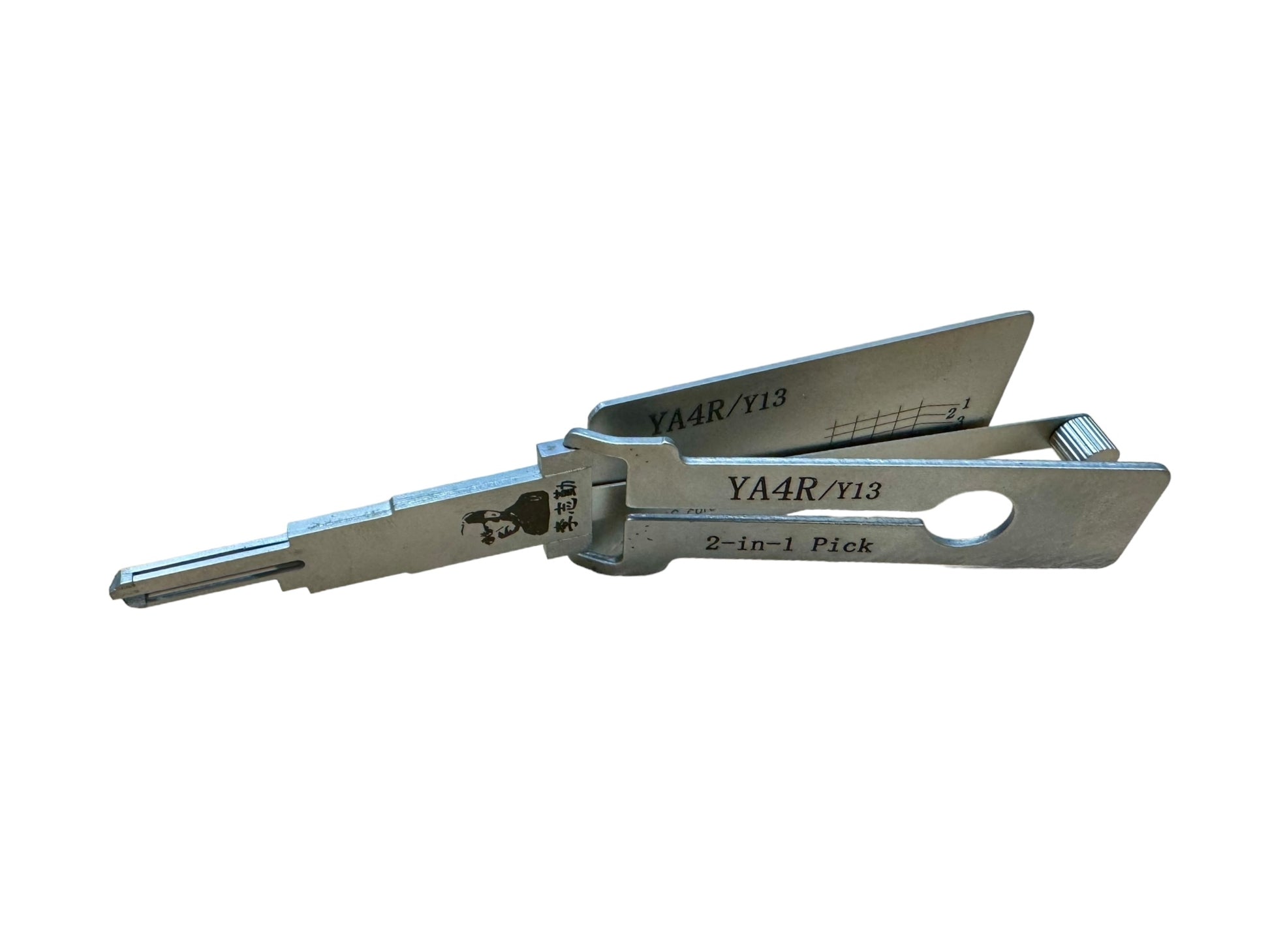 Original Lishi 2 in 1 YA4R Y13 Yale 5-Cut Pick & Decoder Anti Glare Genuine New