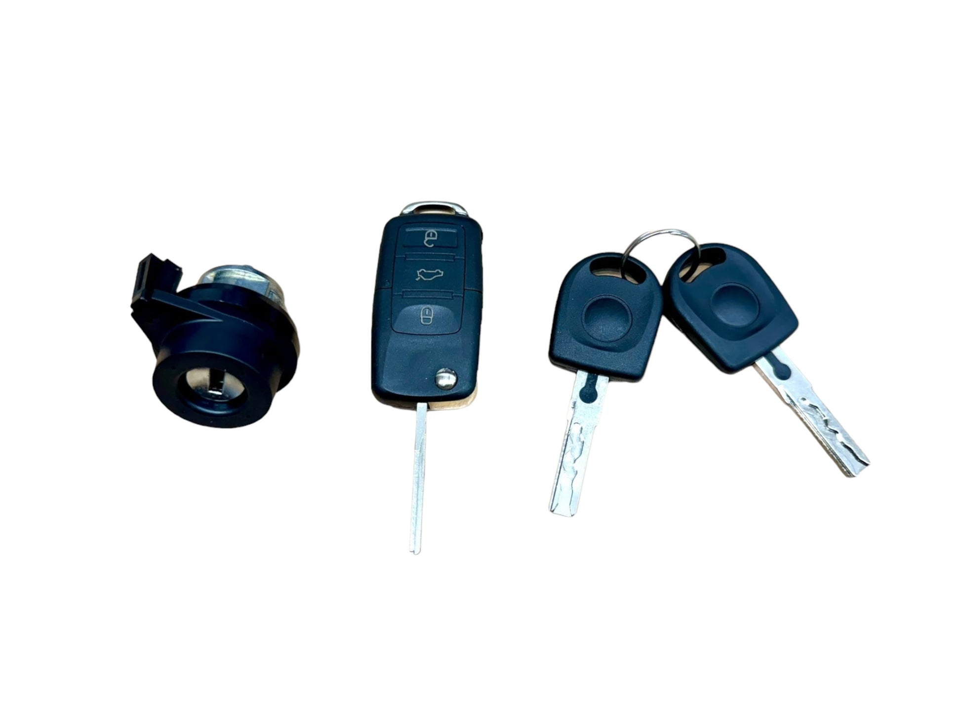 11-16 VW Beetle GTI Jetta Passat Ignition Lock Cylinder With Key Shells New