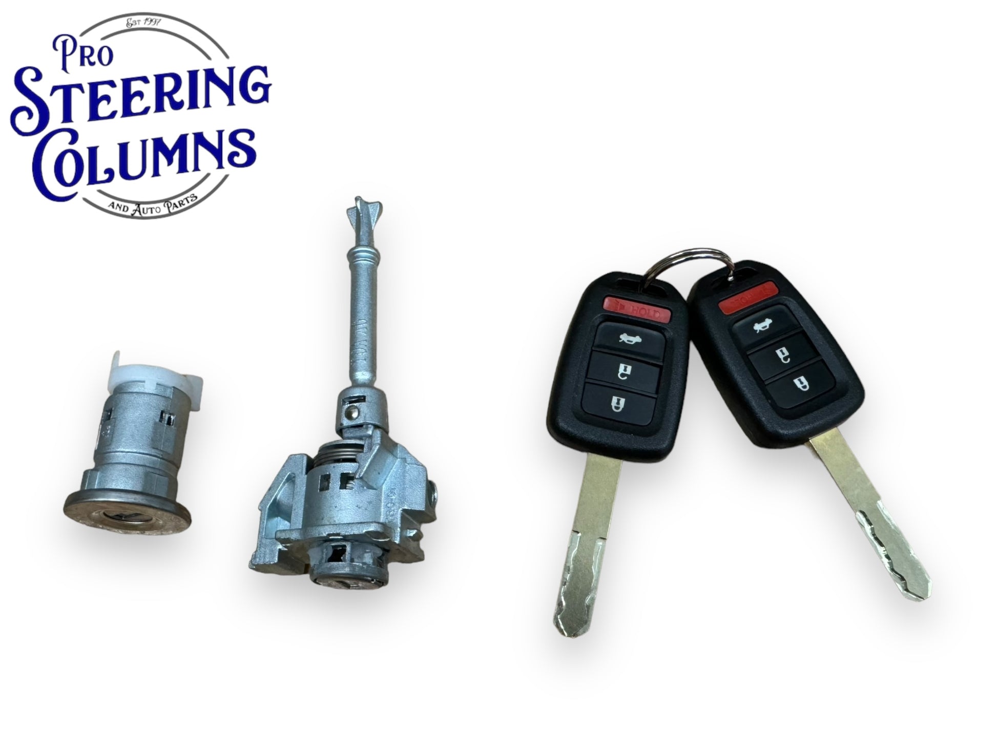 2014-2015 Honda Civic Ignition & Door Lock Cylinder Set With 2 Keys Shells New 06351-T0A-951