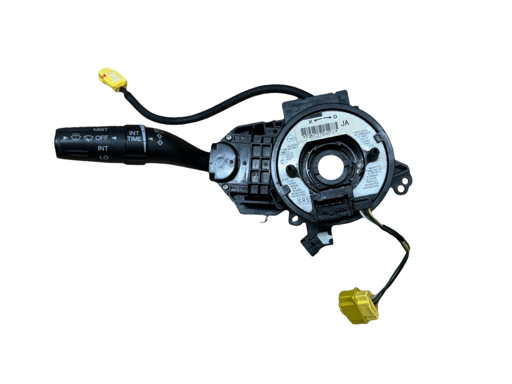 06-08 Honda Ridgeline Turn Signal Wiper Combination Assembly With Clock Spring & Angle Sensor Used OEM