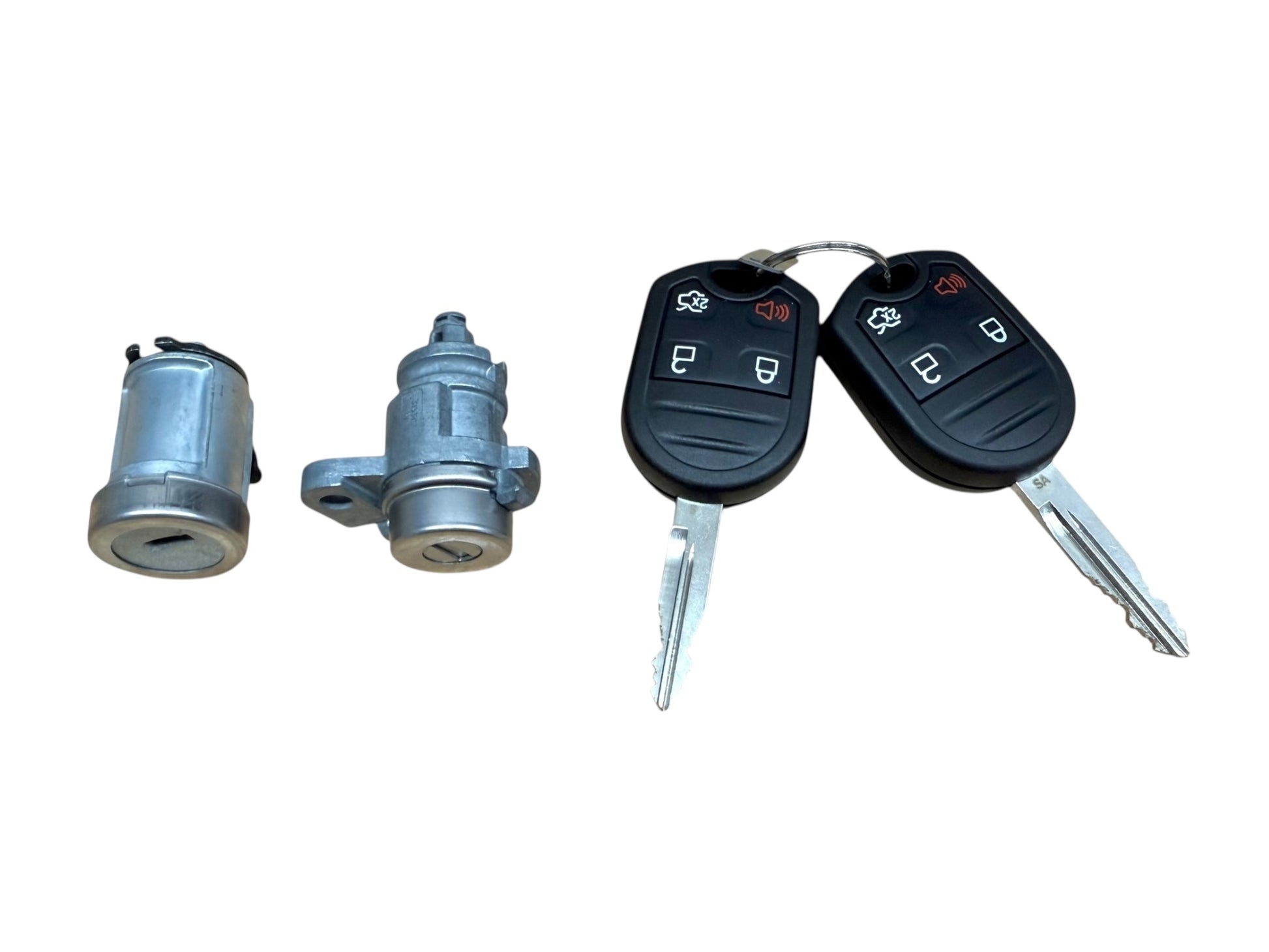 05-14 Ford Mustang Ignition & Door Lock Cylinder Set With 2 Remote Keys New