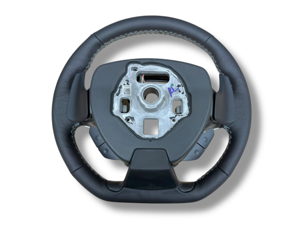 16-23 GM Camaro Black Leather Steering Wheel Paddle Shift New OEM 87865410