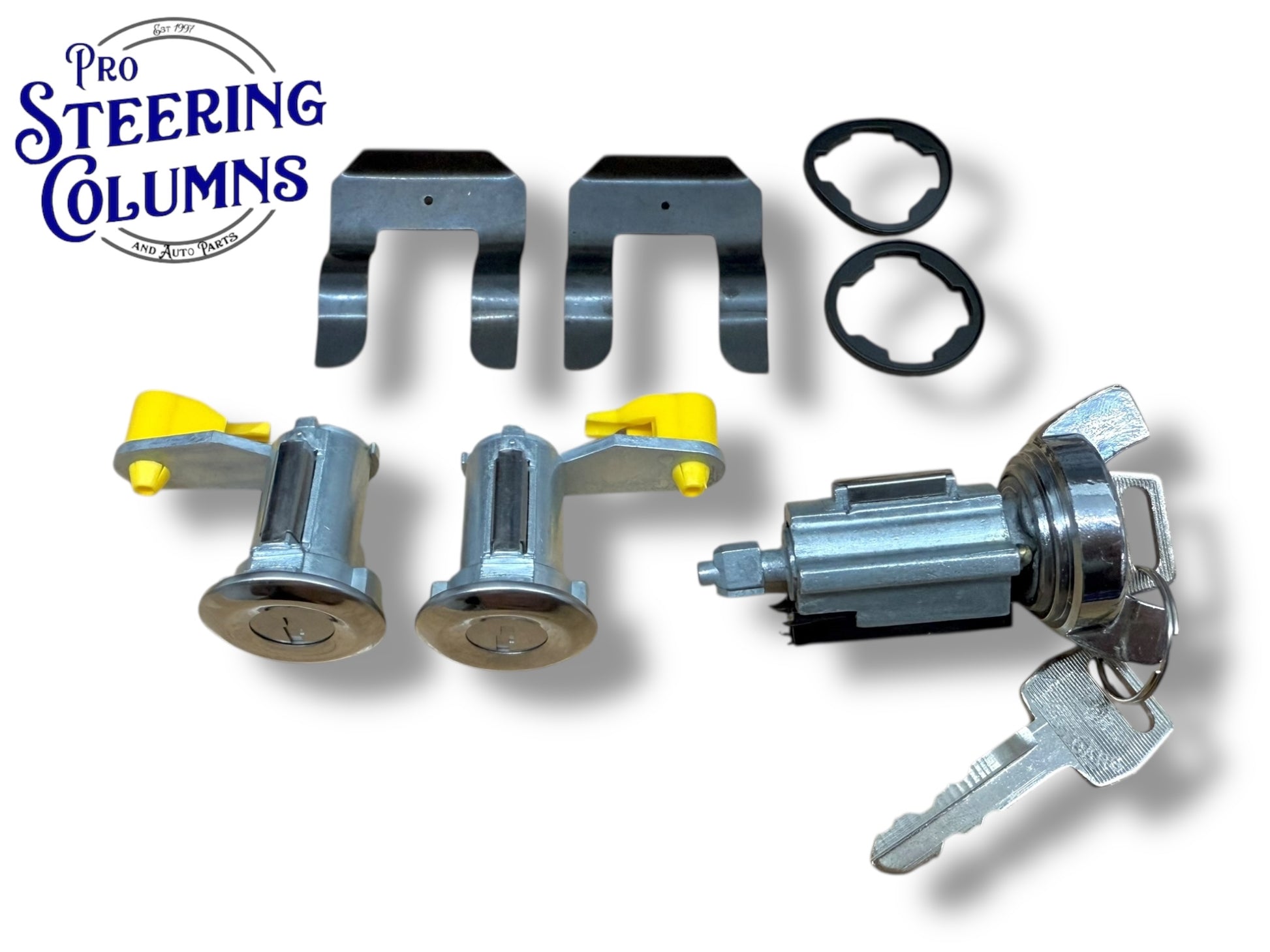 73-76 Mustang 73-75 Cougar Ignition & Door Lock Set Keyed Alike Built After 5/15/73