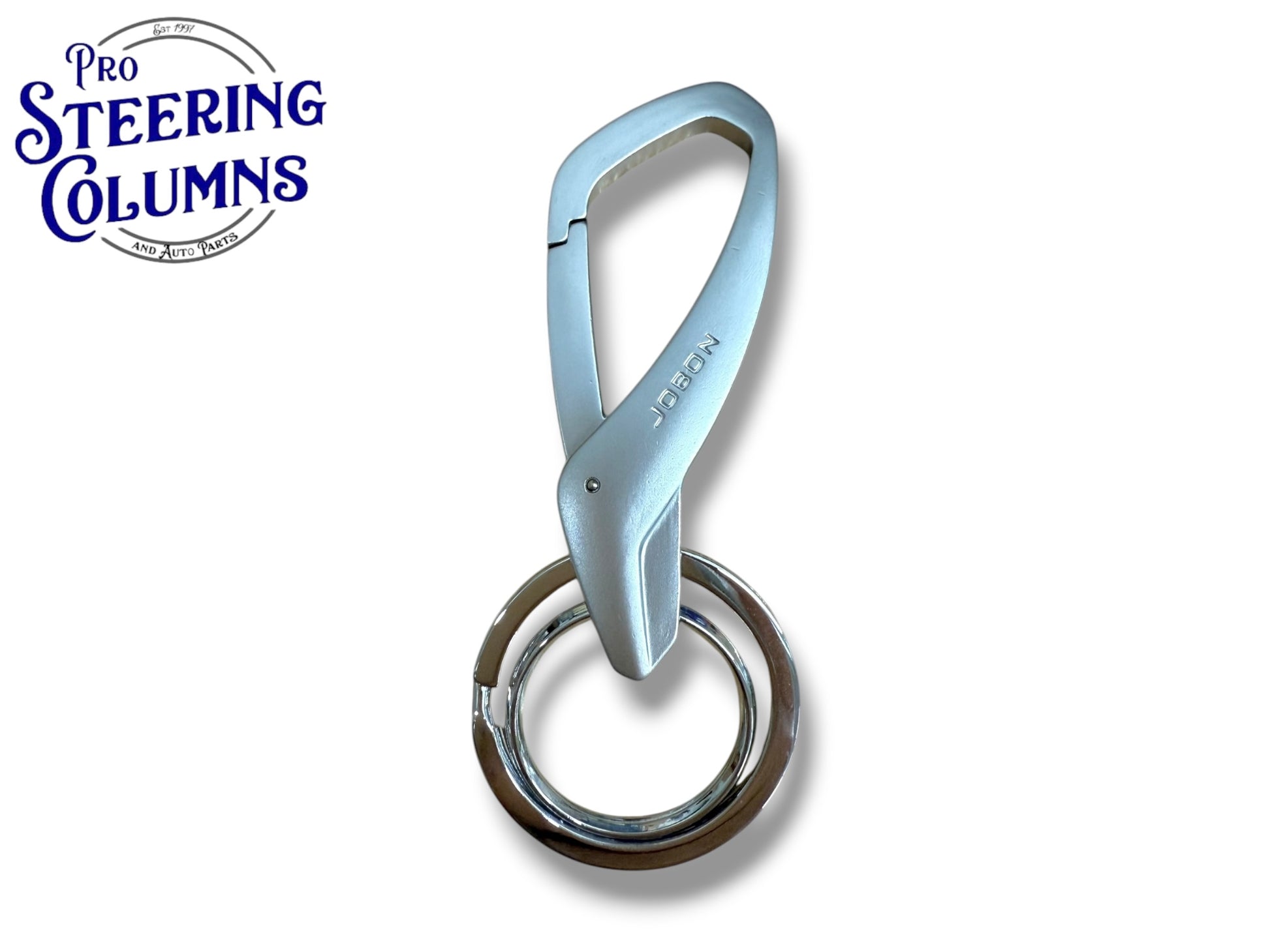 Jobon Clip Key Chain - Chrome