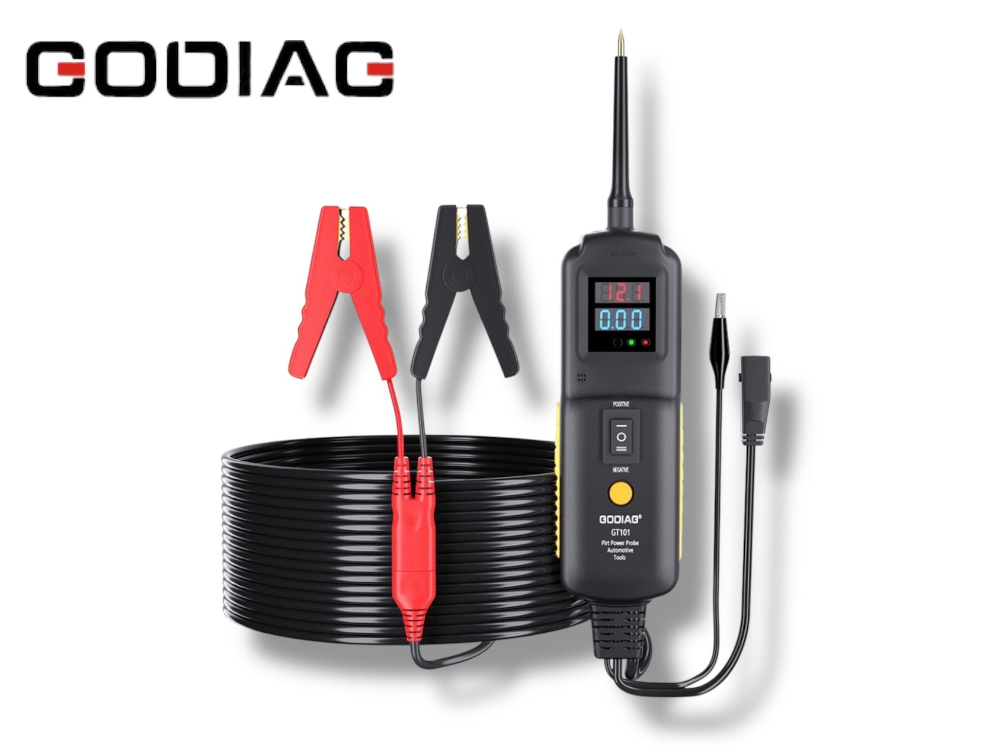 Godiag - GT101 - Circuit Tester Power Circuit Probe Relay Tester with Fuel Injector Cleaning and Testing