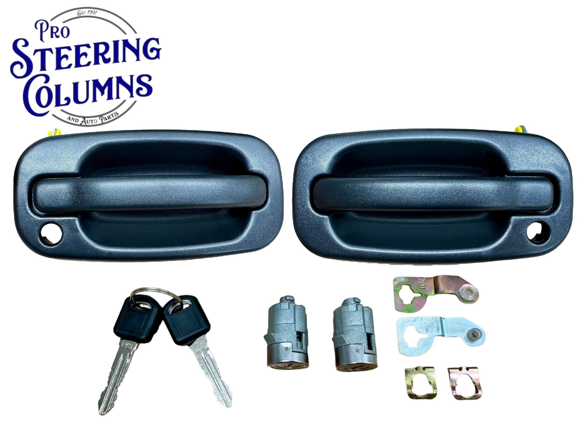 2001-2006 Silverado Sierra Tahoe Avalanche Door Handle & Lock Cylinder Set Repair Kit