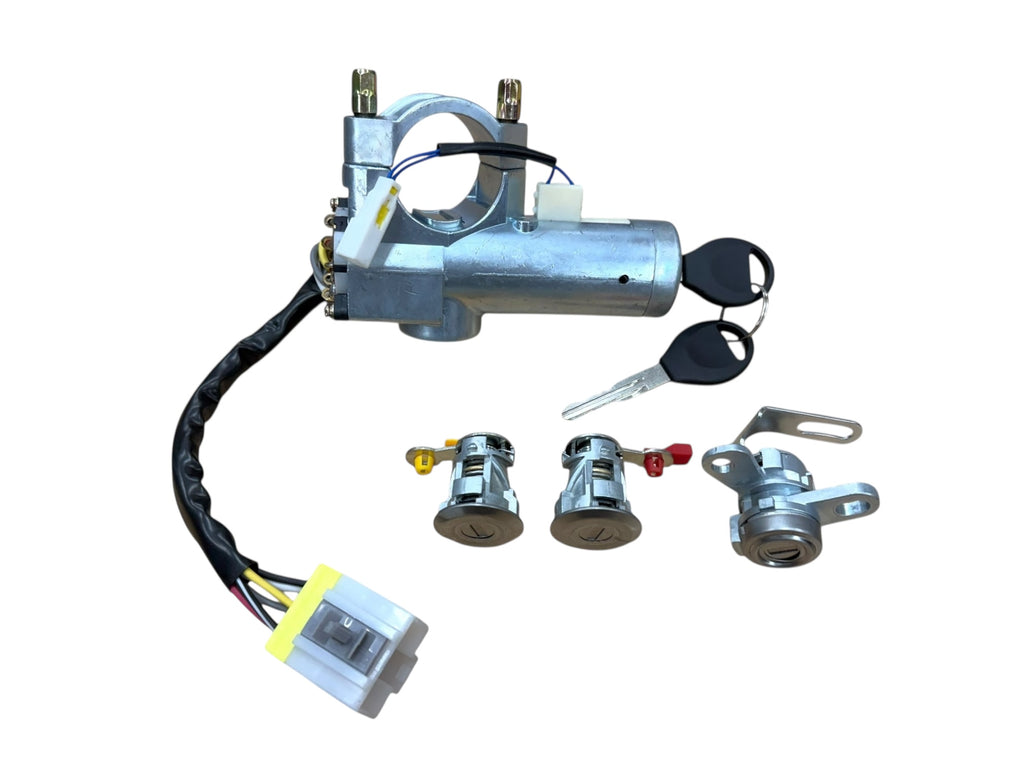 99-04 Nissan Frontier Ignition Door & Tailgate Lock Cylinder Set (Keyed Alike)