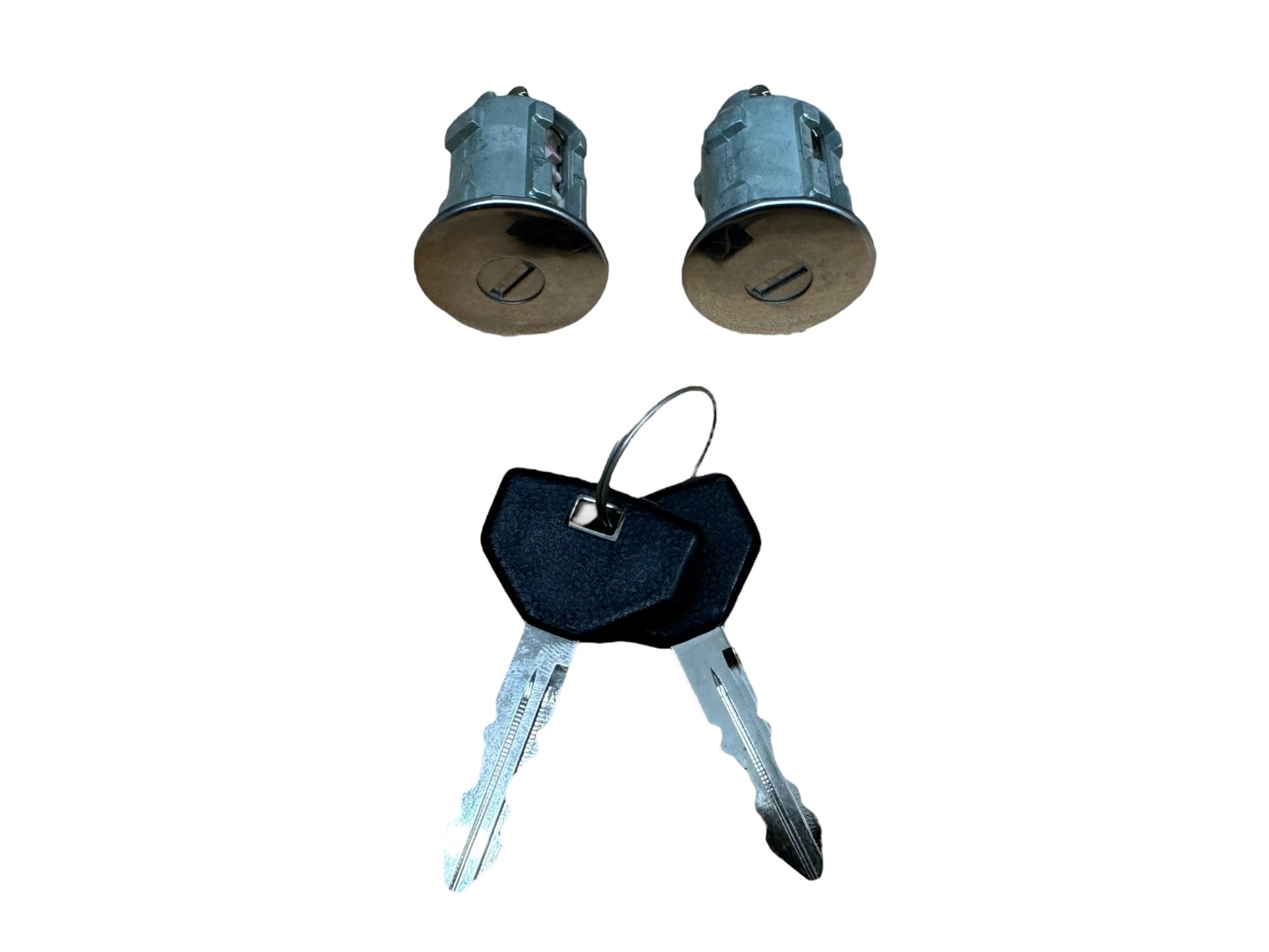 01-17 Wrangler PT Cruiser Nitro Liberty Door Lock Cylinder Set Chrome New 68001713AA