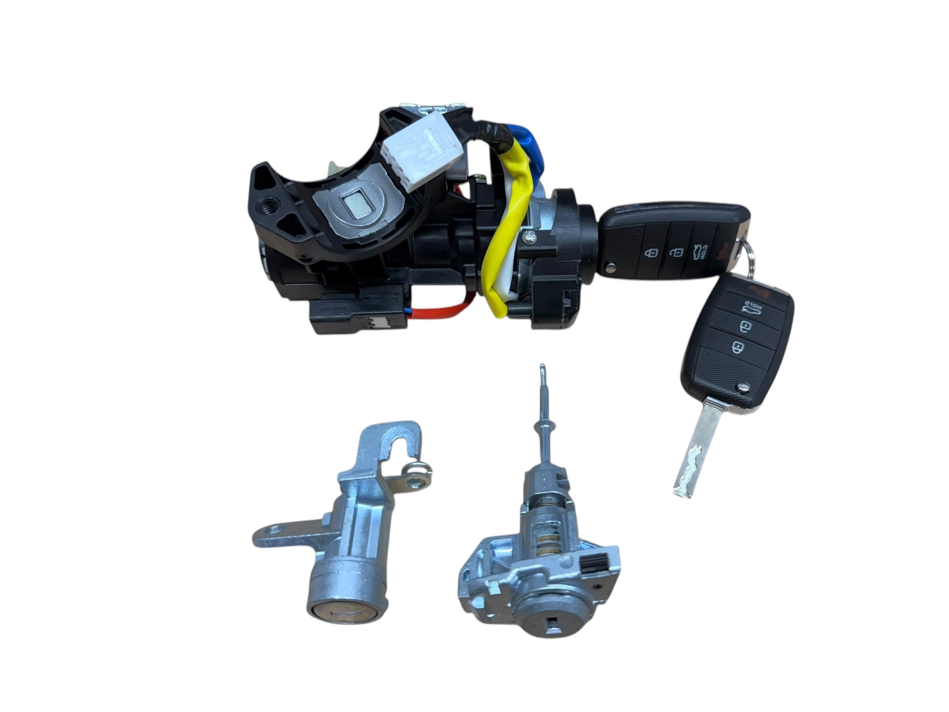 16-20 Kia Optima Ignition Door & Trunk Lock Cylinder Switch Set 2 Remotes New 81900-D5B00
