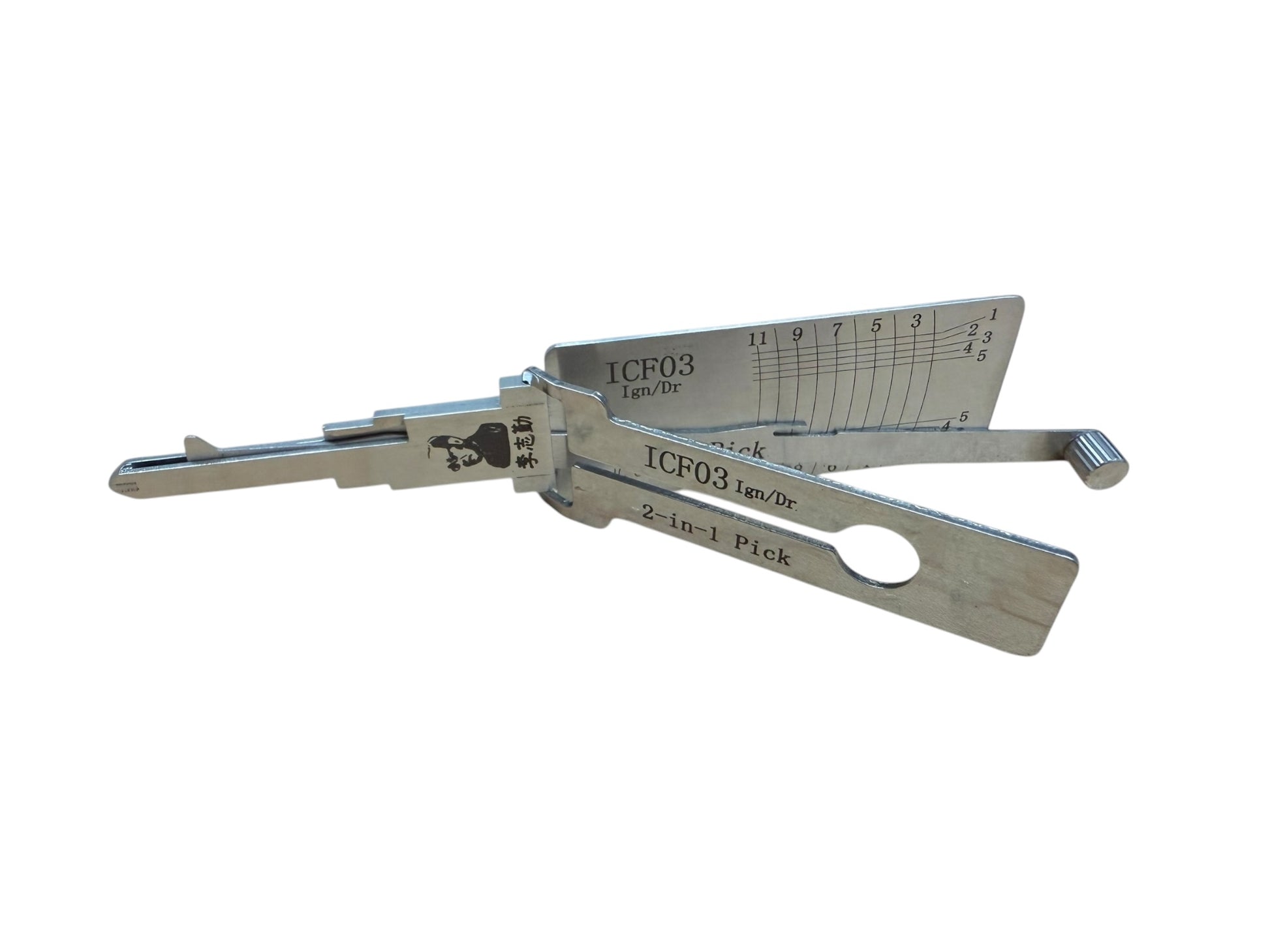 Original Lishi 2 in 1 ICF03 For Ford Mazda 11-Cut Pick & Decoder Genuine New