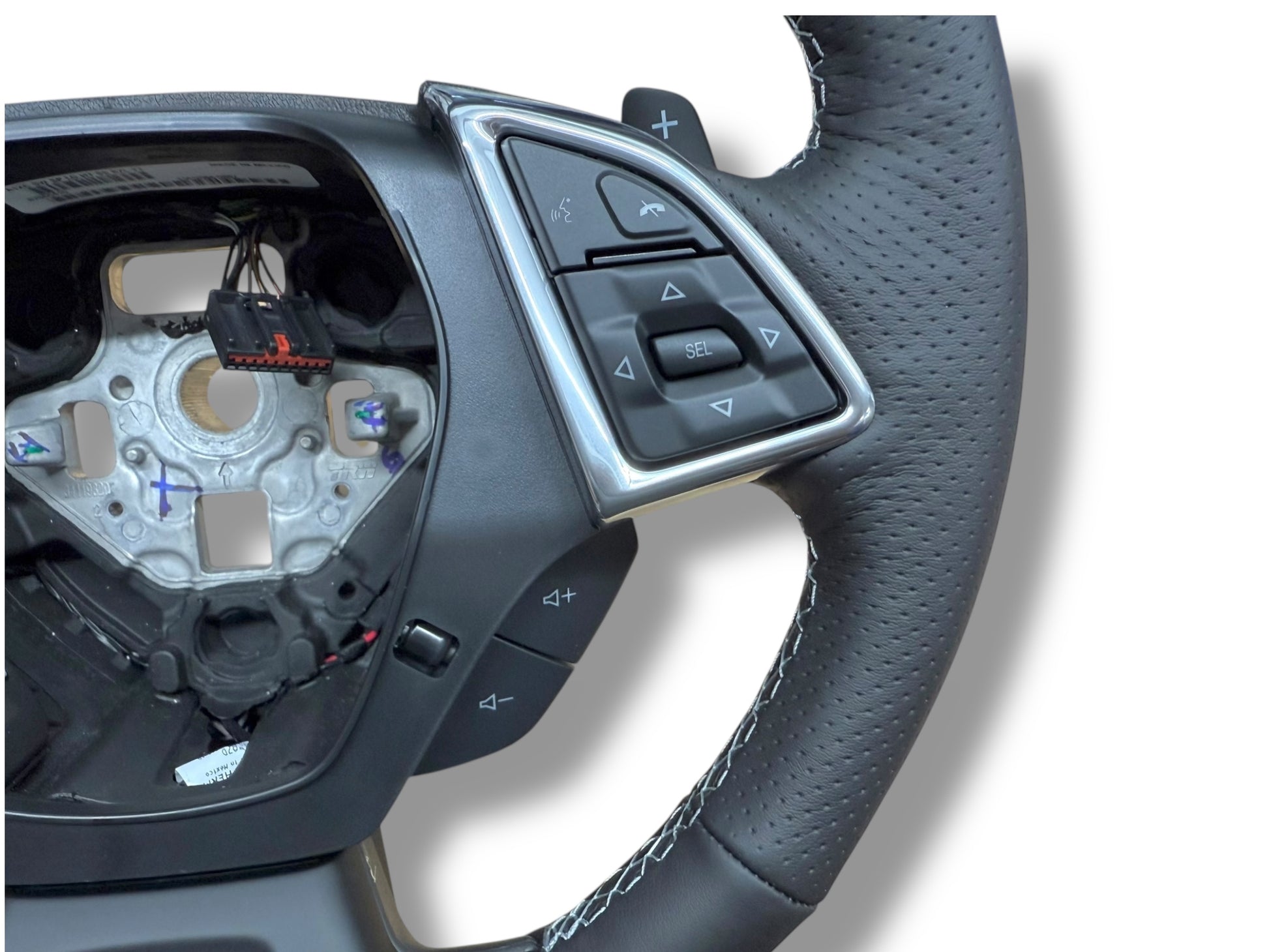 16-23 GM Camaro Black Leather Steering Wheel Paddle Shift New OEM 87865410