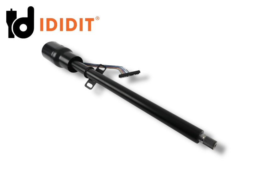 1968 Chevrolet Corvette Ididit Retrofit Floor Shift Steering Column Black Powder Coated 1120700051