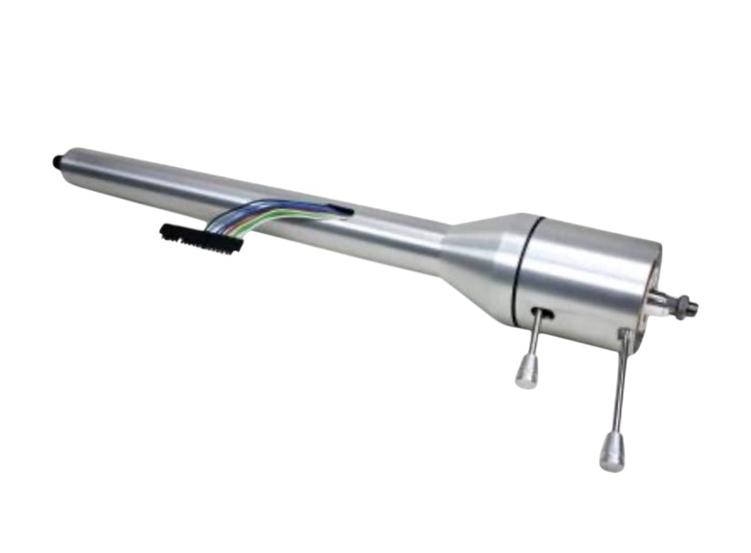 Ididit - Universal 30" Tilt Floor Shift Steering Column - Brushed Aluminum - 1030300030
